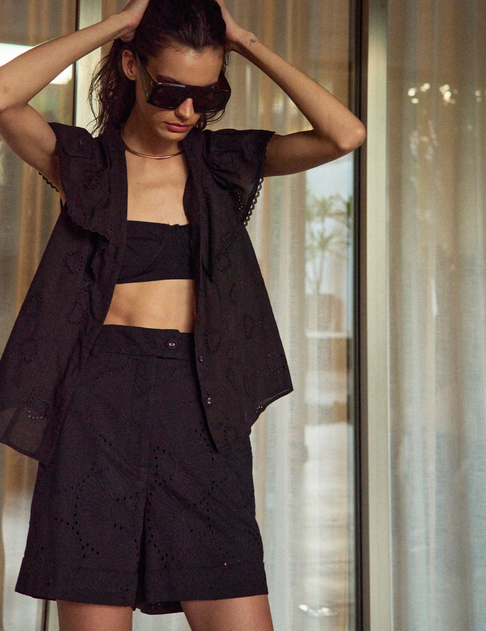 Shorts Lena Laise Preto