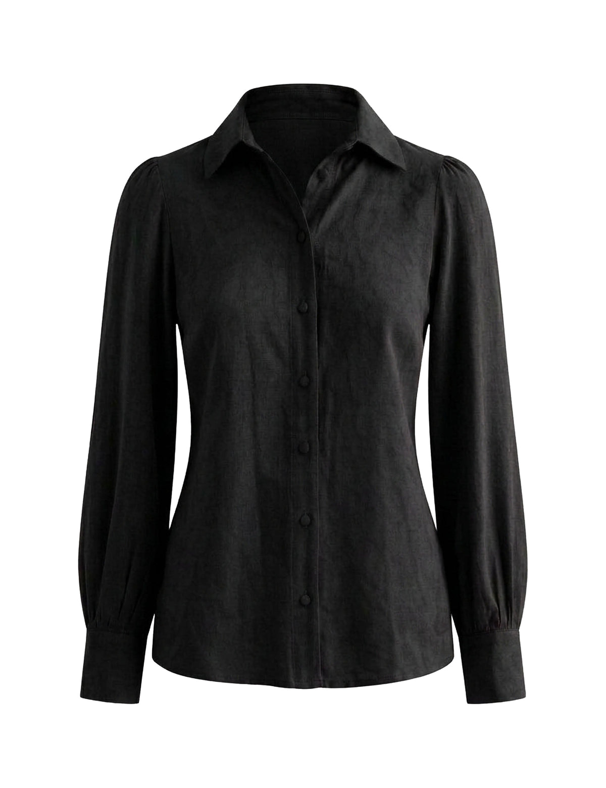 Camisa Sandra Jacquard Preto