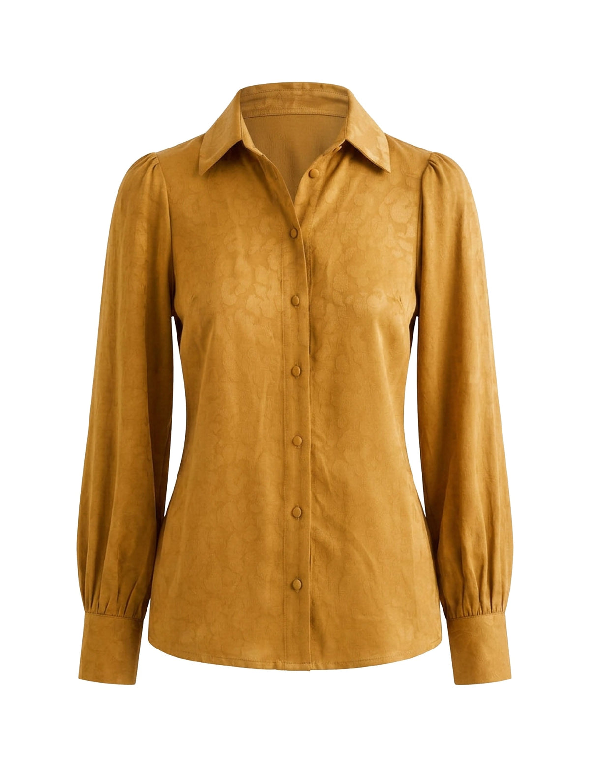 Camisa Sandra Jacquard Curcuma