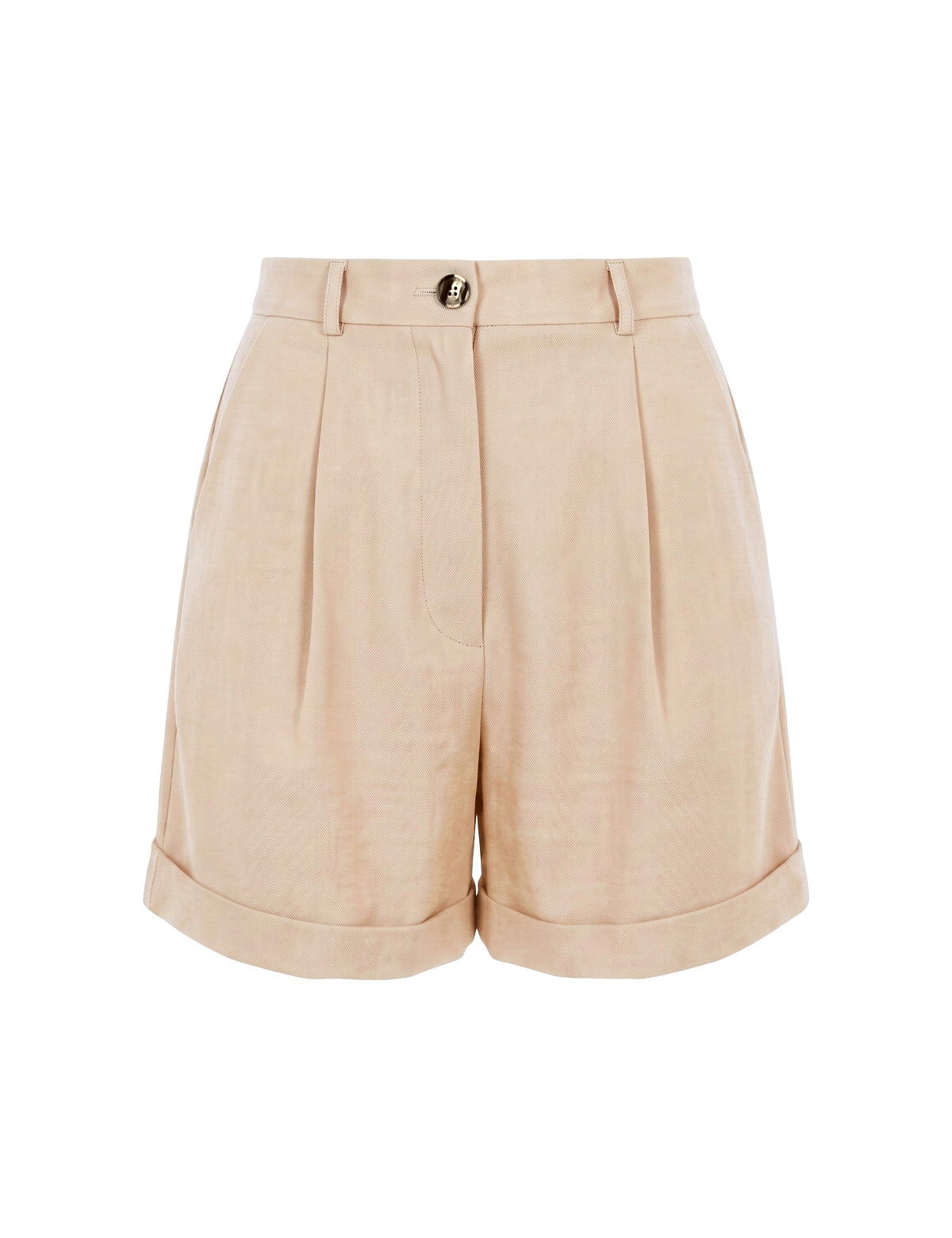 Bermuda Karina Crepe Areia