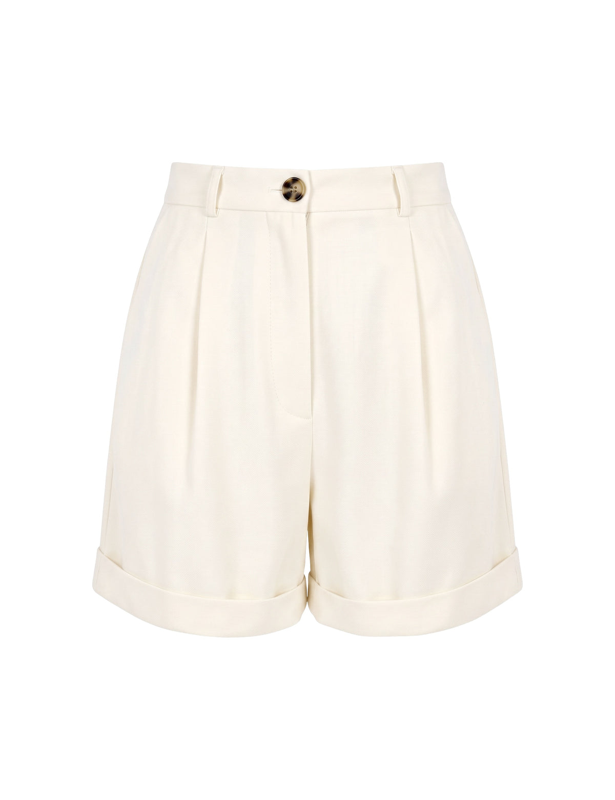 Bermuda Karina Crepe Off White