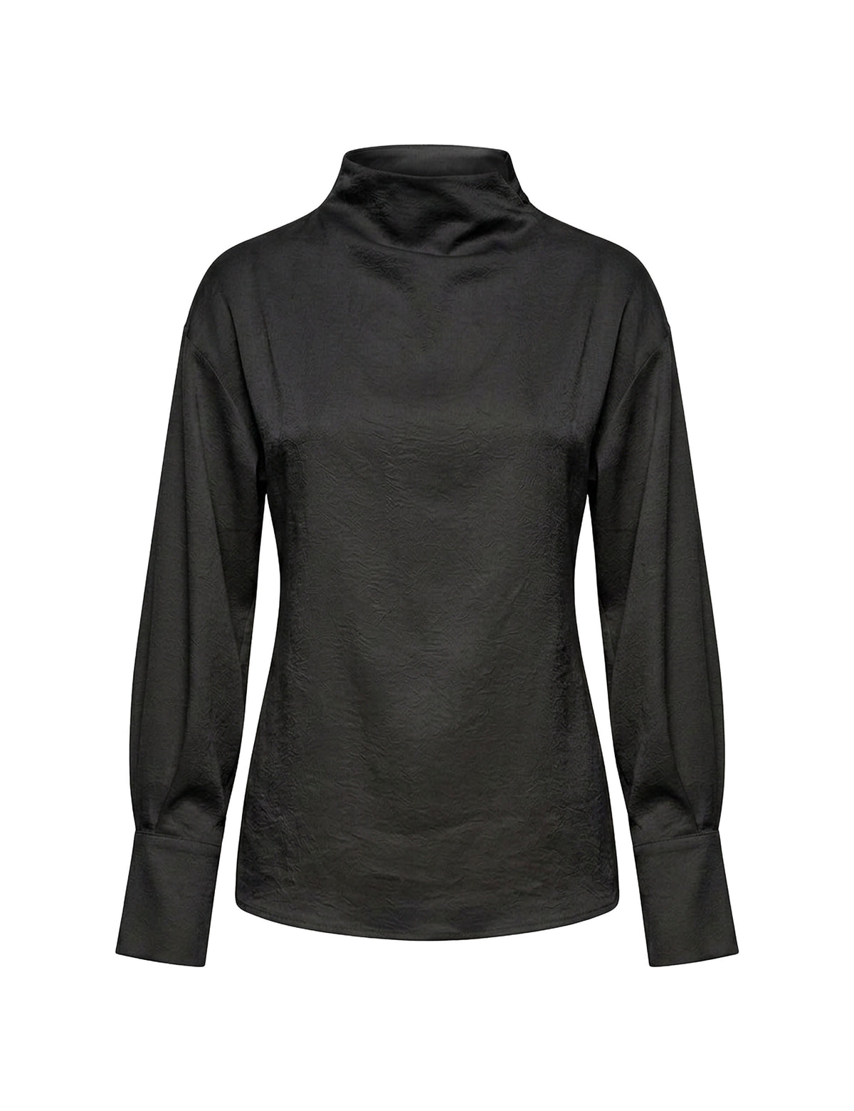 Blusa Mayara Cetim Preto