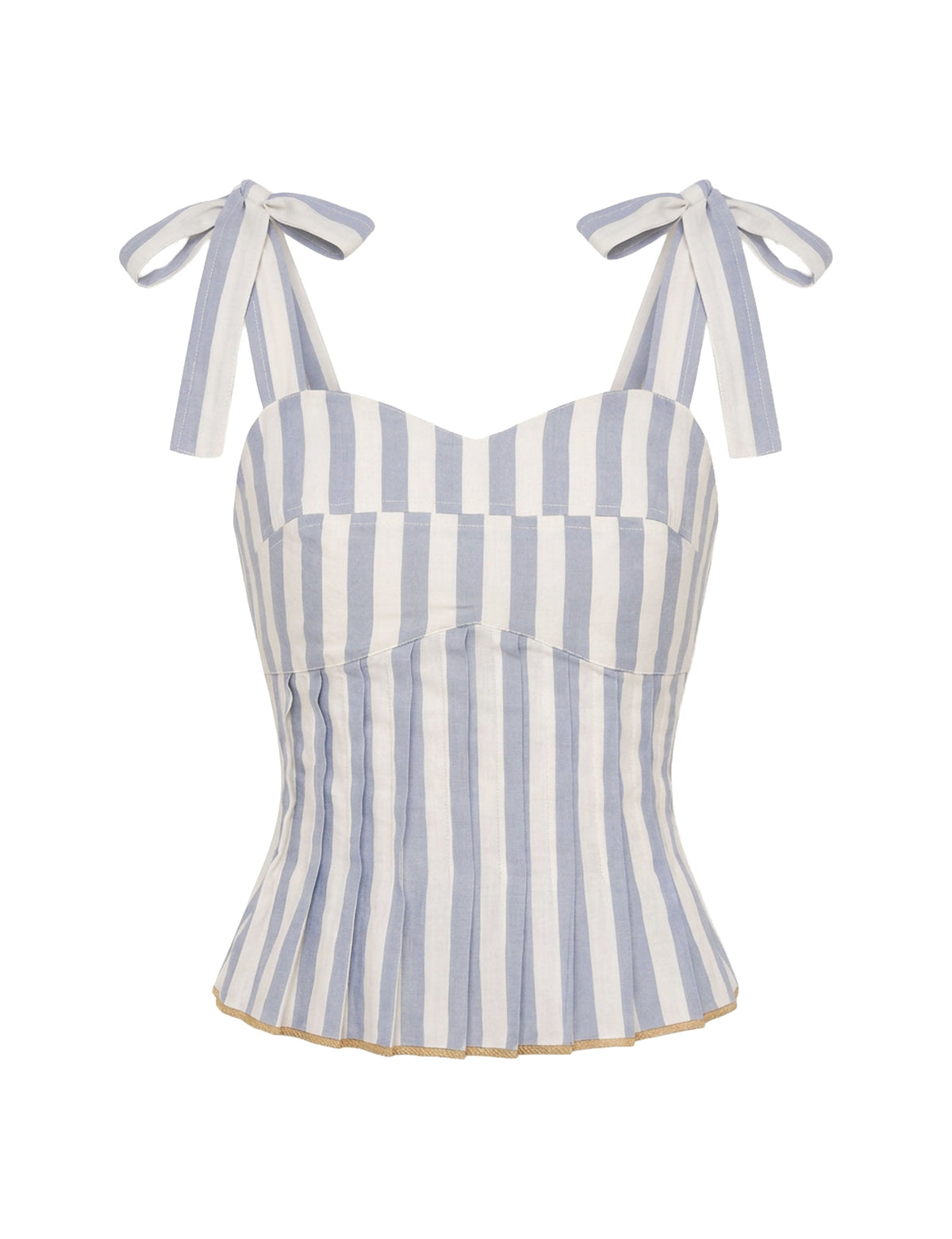 Blusa Elena Tricoline Azul