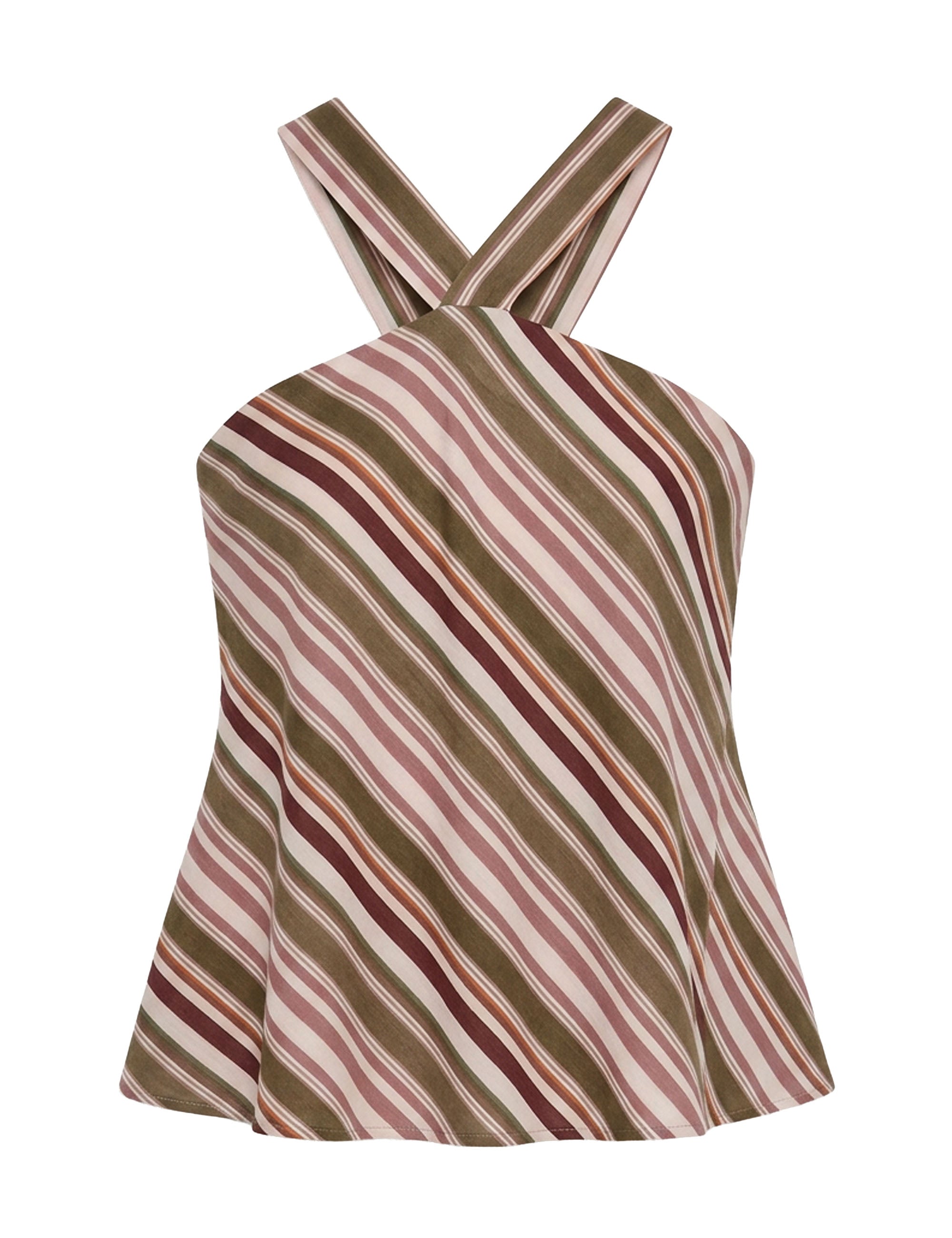 Blusa Eliana Listra Caramelo