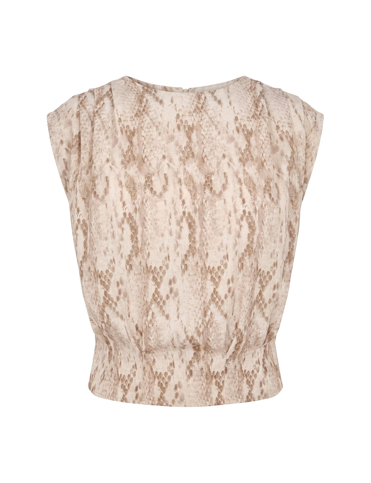 Blusa Jade Animal Print Cinza