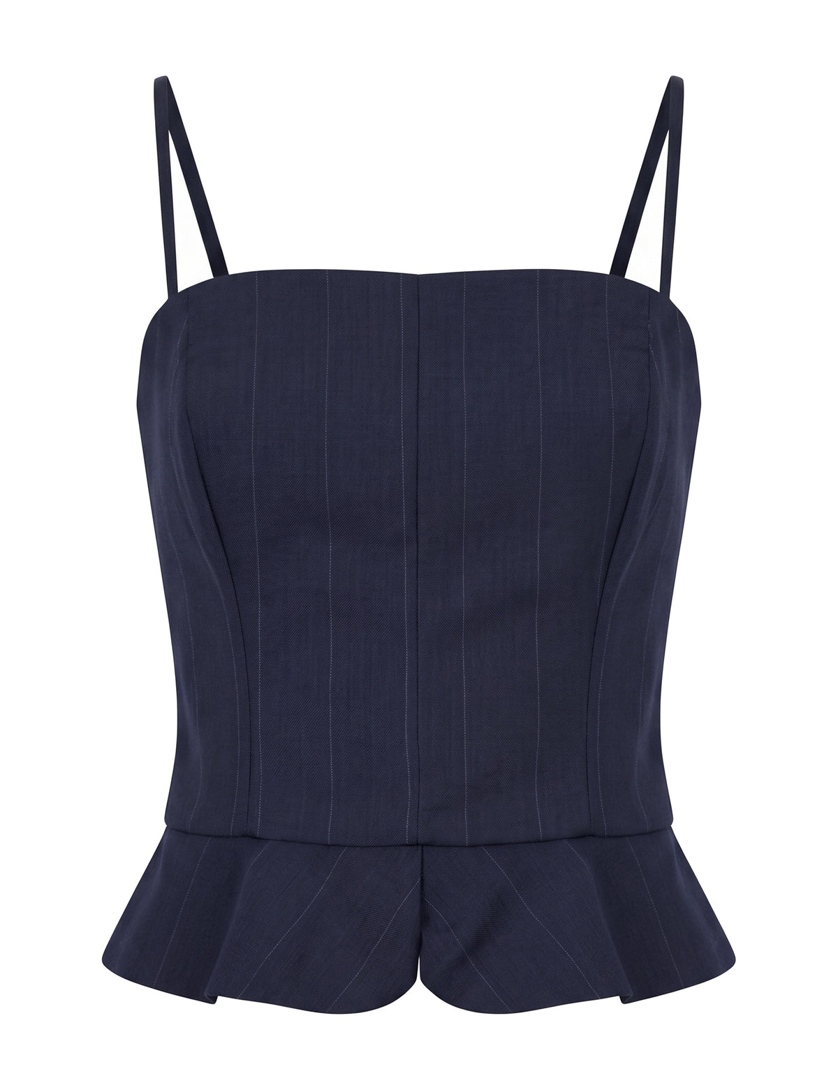 Blusa Nysa Alfaiataria Marinho