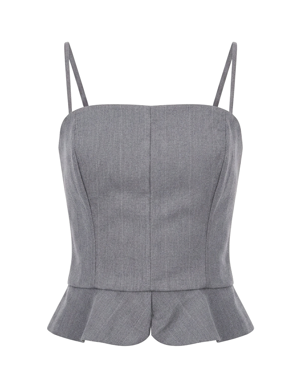 Blusa Nysa Alfaiataria Cinza