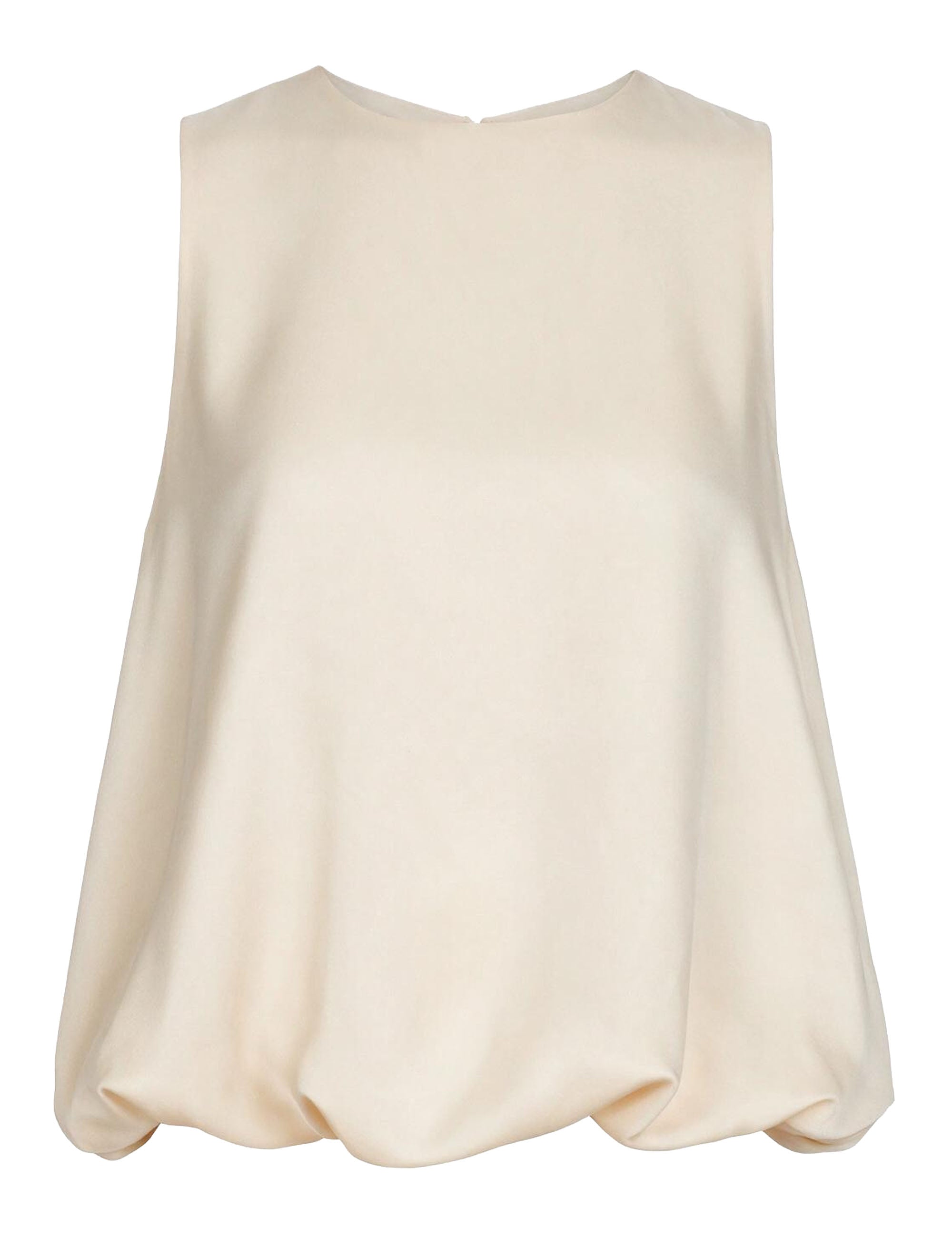 Blusa Velvet Crepe Alfaiataria Marfim