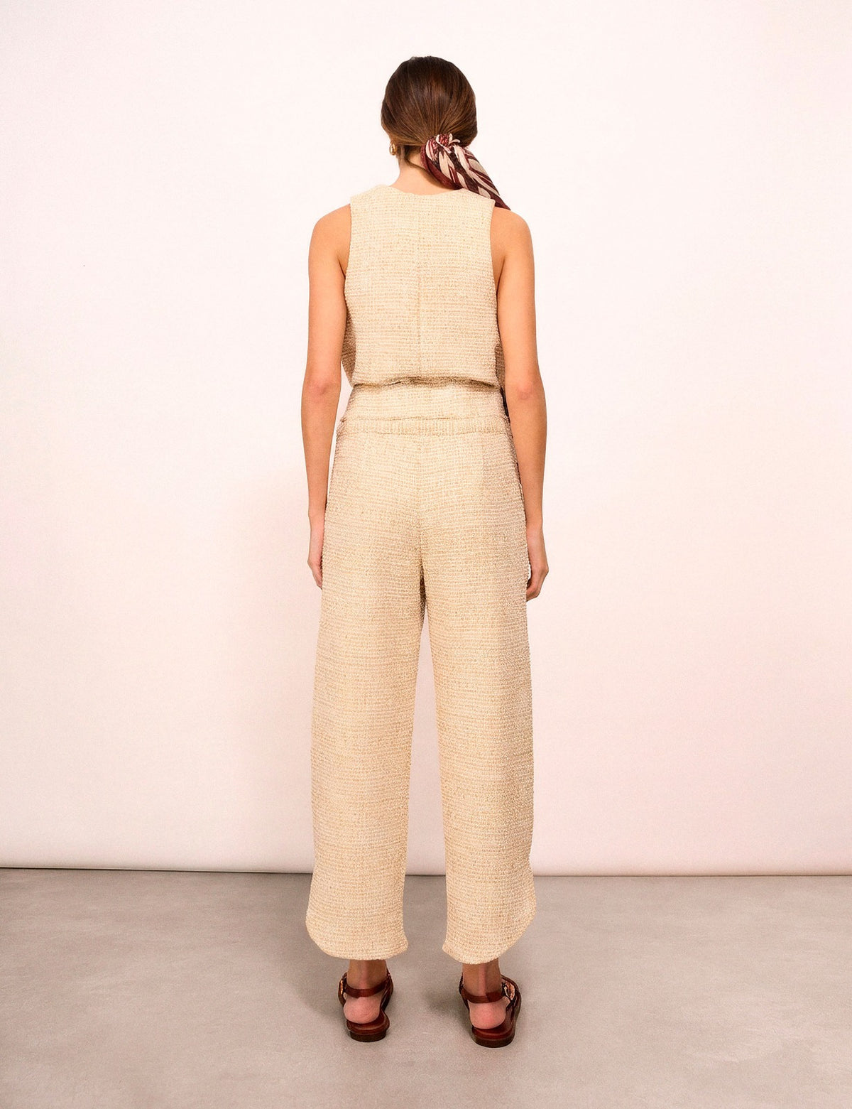 Conjunto Elle Tweed Bege