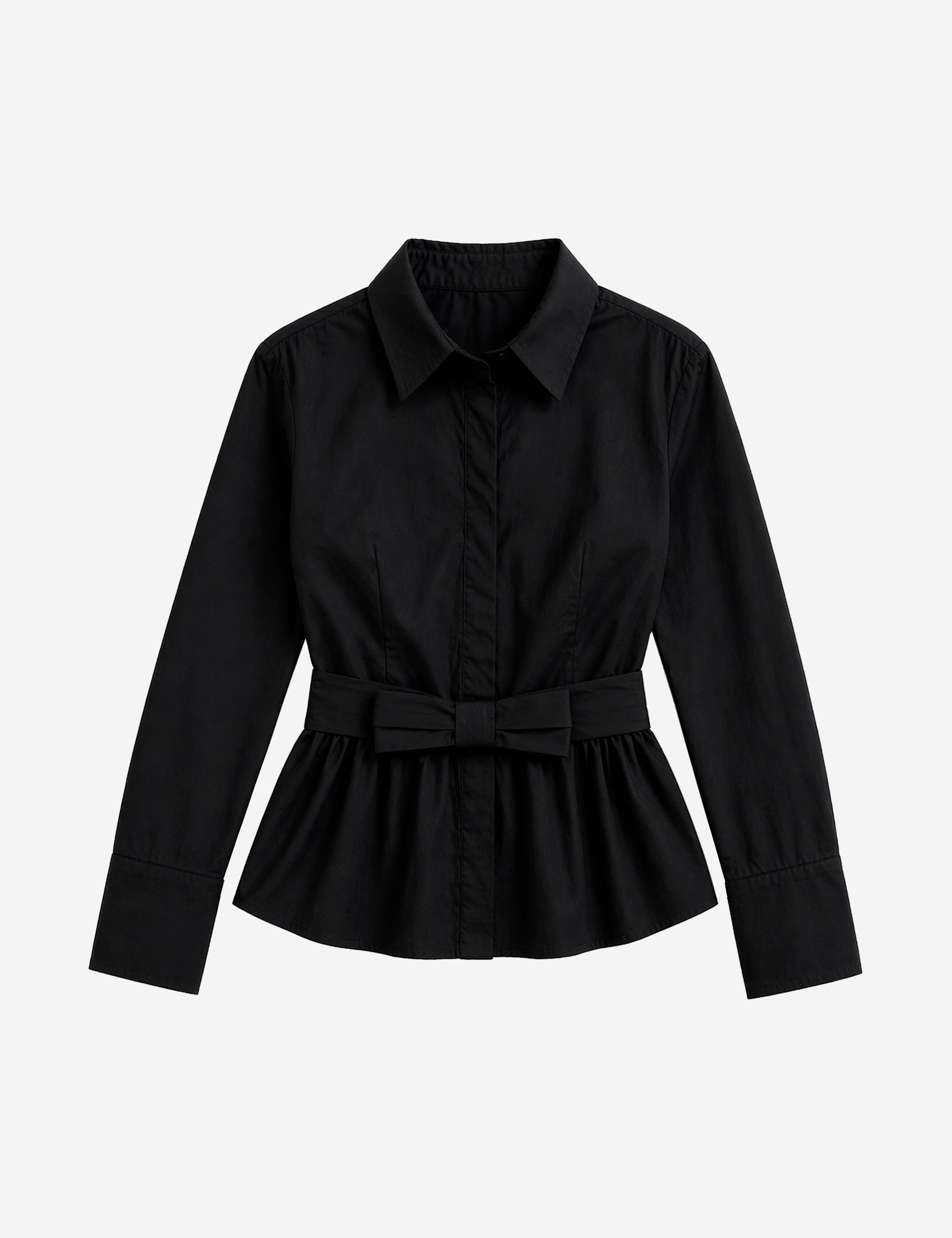 Camisa Tricoline Preto