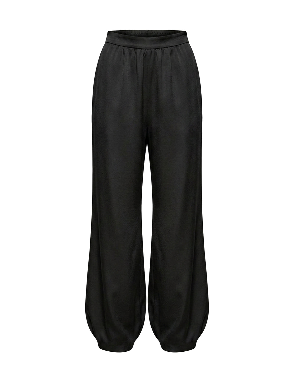 Calça Lenço Mayara Cetim Preto