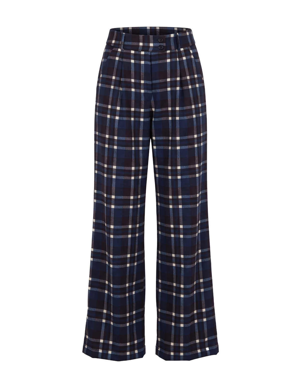 Calça Francis Xadrez Marinho
