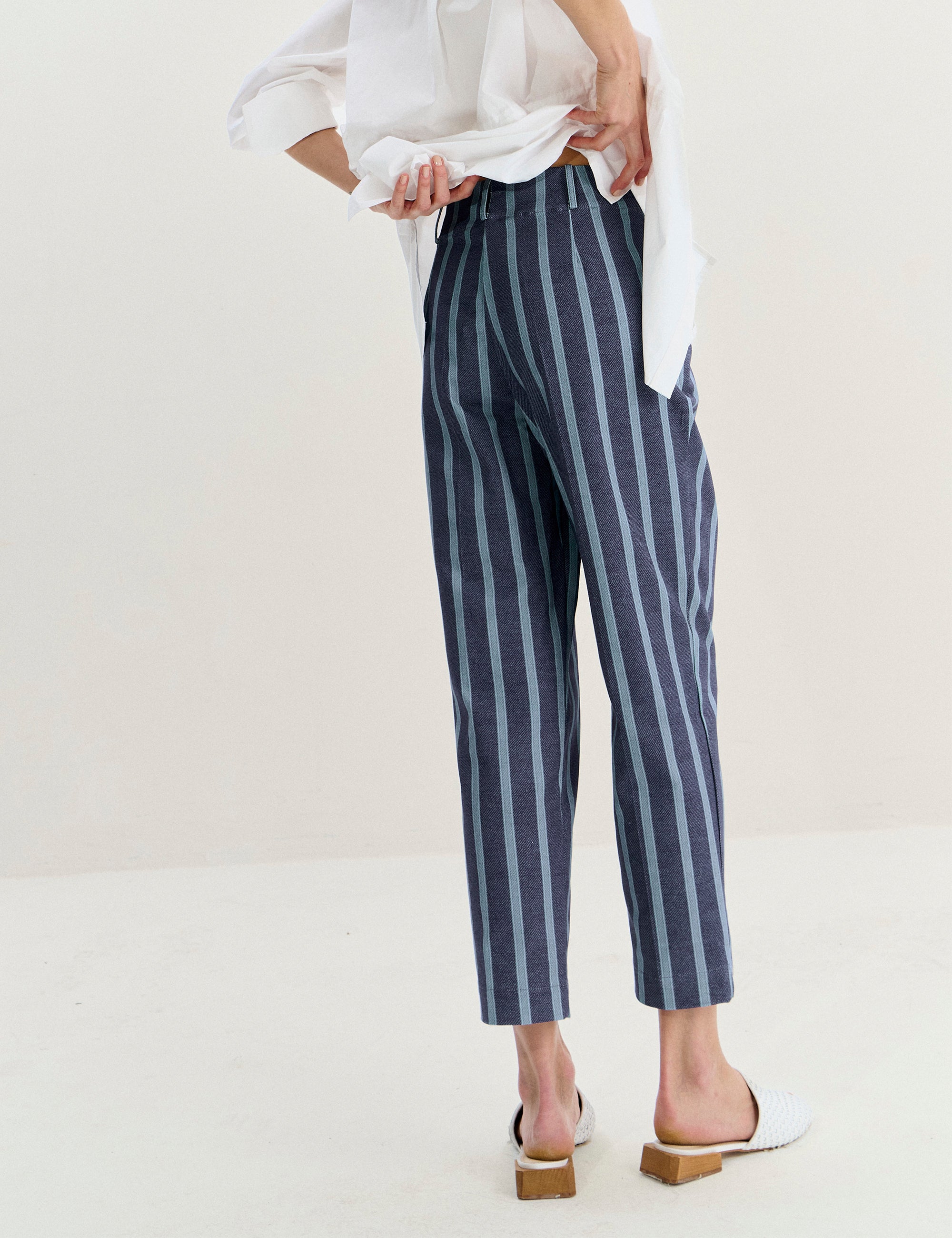 Calça Isabella Listra Marinho