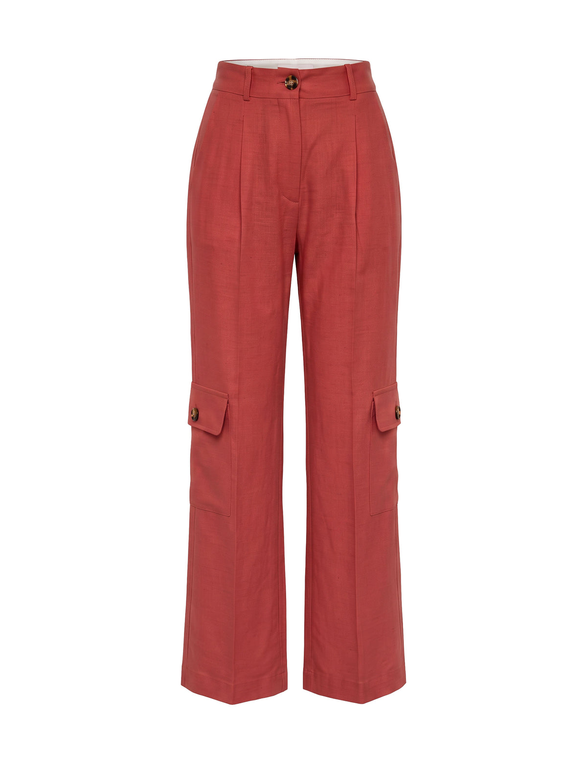 Calça Paola Viscose Vermelho