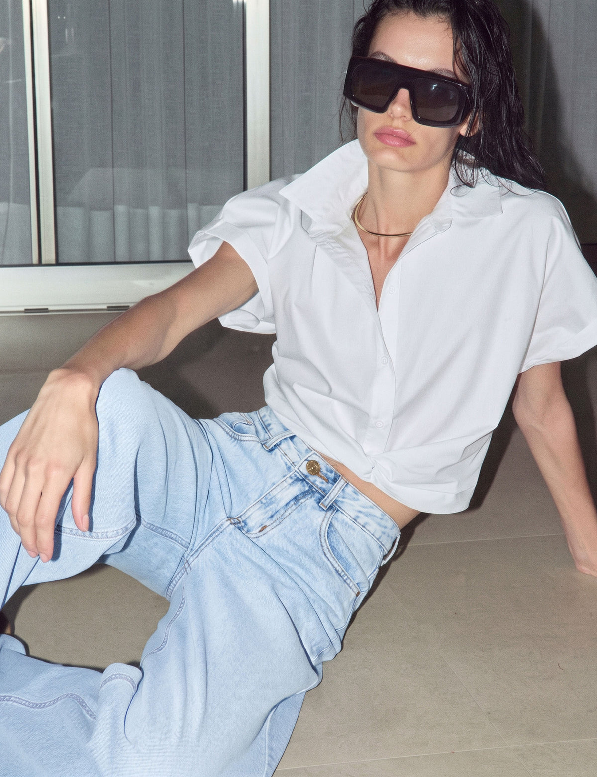 Calça Wendy Denim Claro