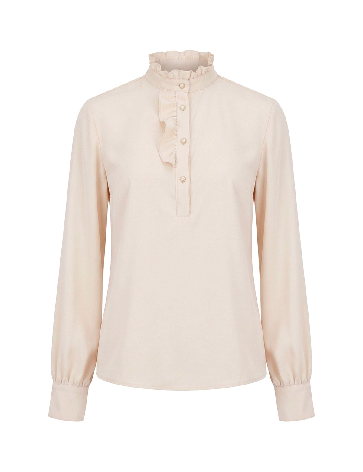 Camisa Aurora Crepe Marfim