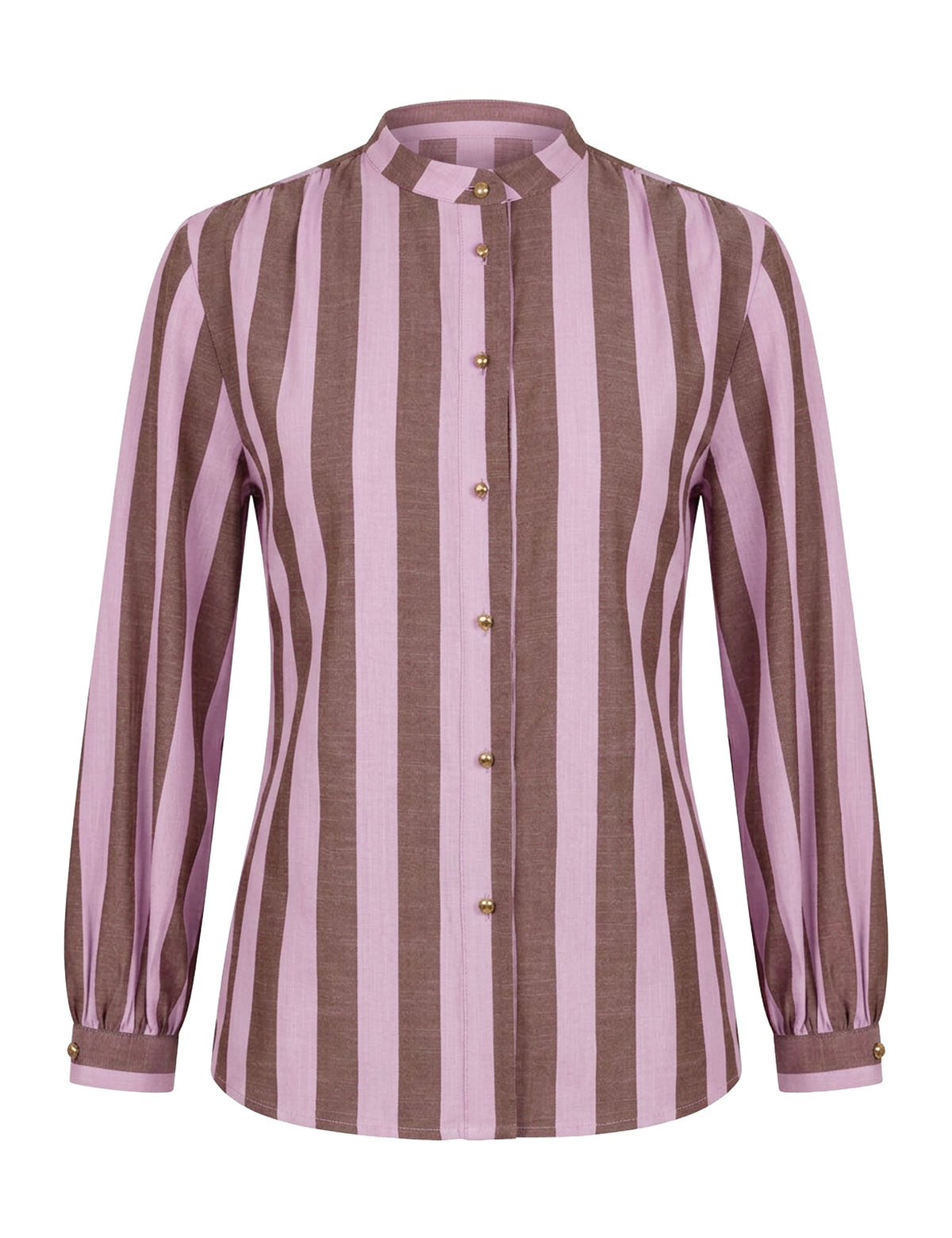 Camisa Fiorella Listrada Lilas