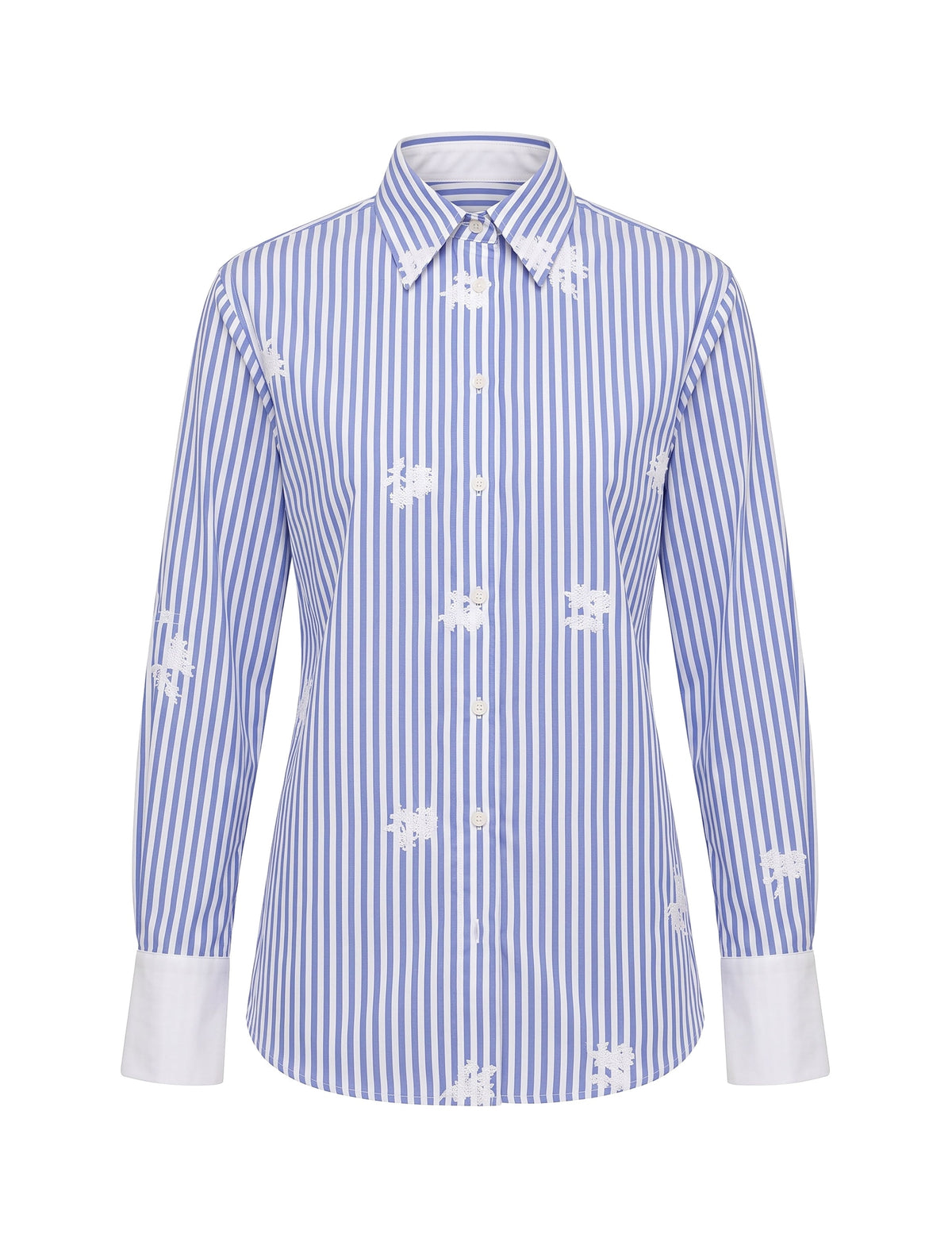 Camisa Laisa Tricoline Azul