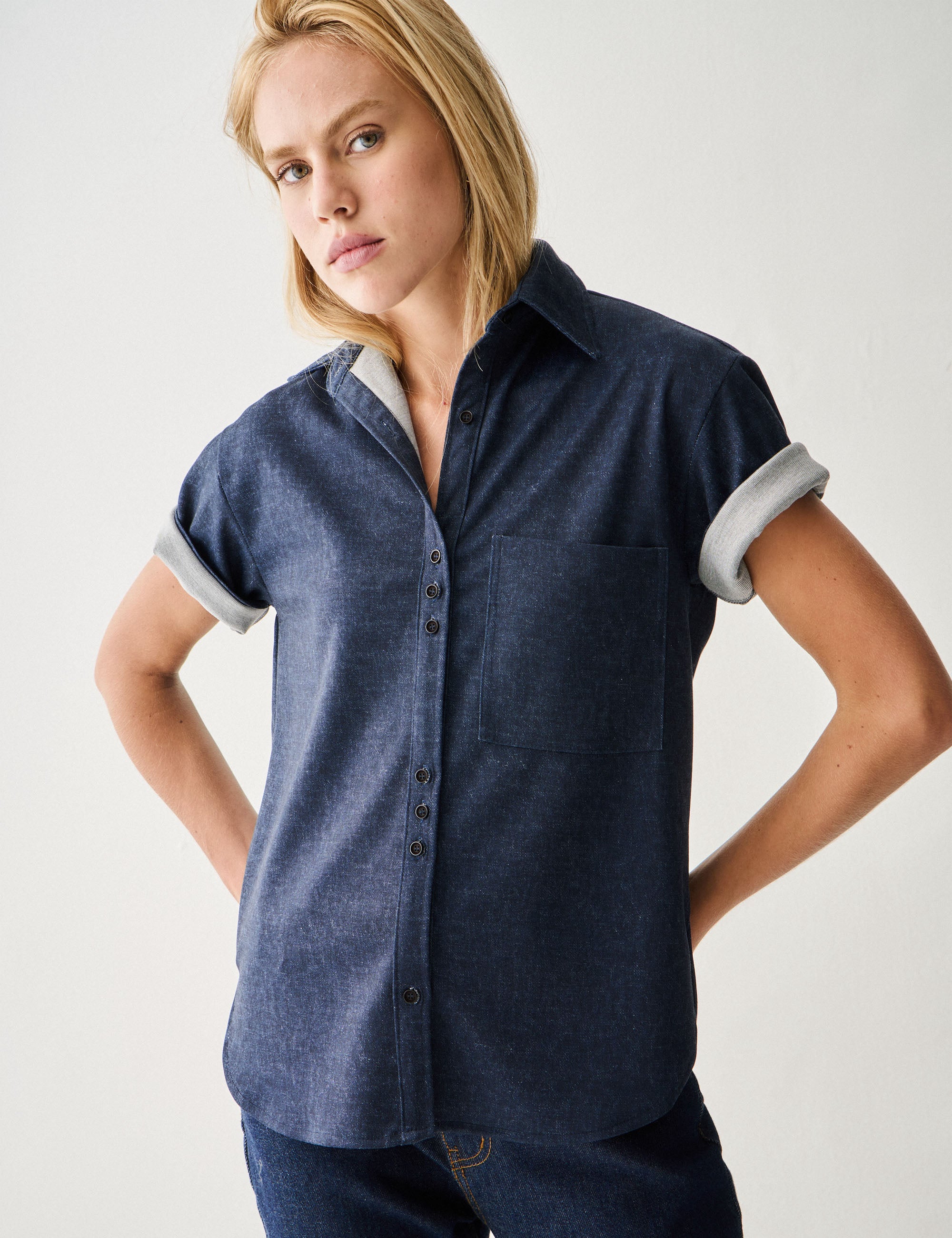 Camisa Molet Jeans Denim