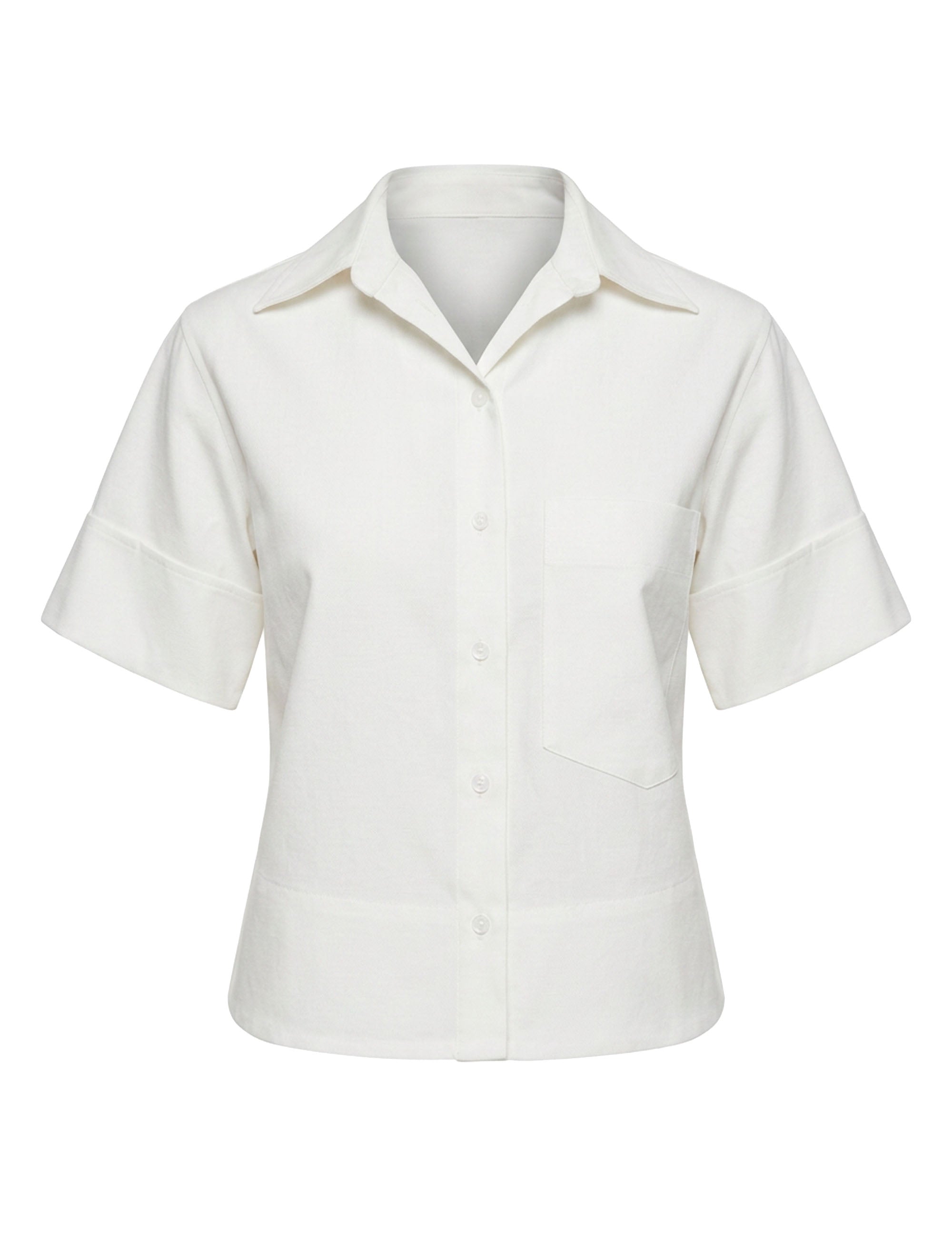 Camisa Pipa Tricoline Off White