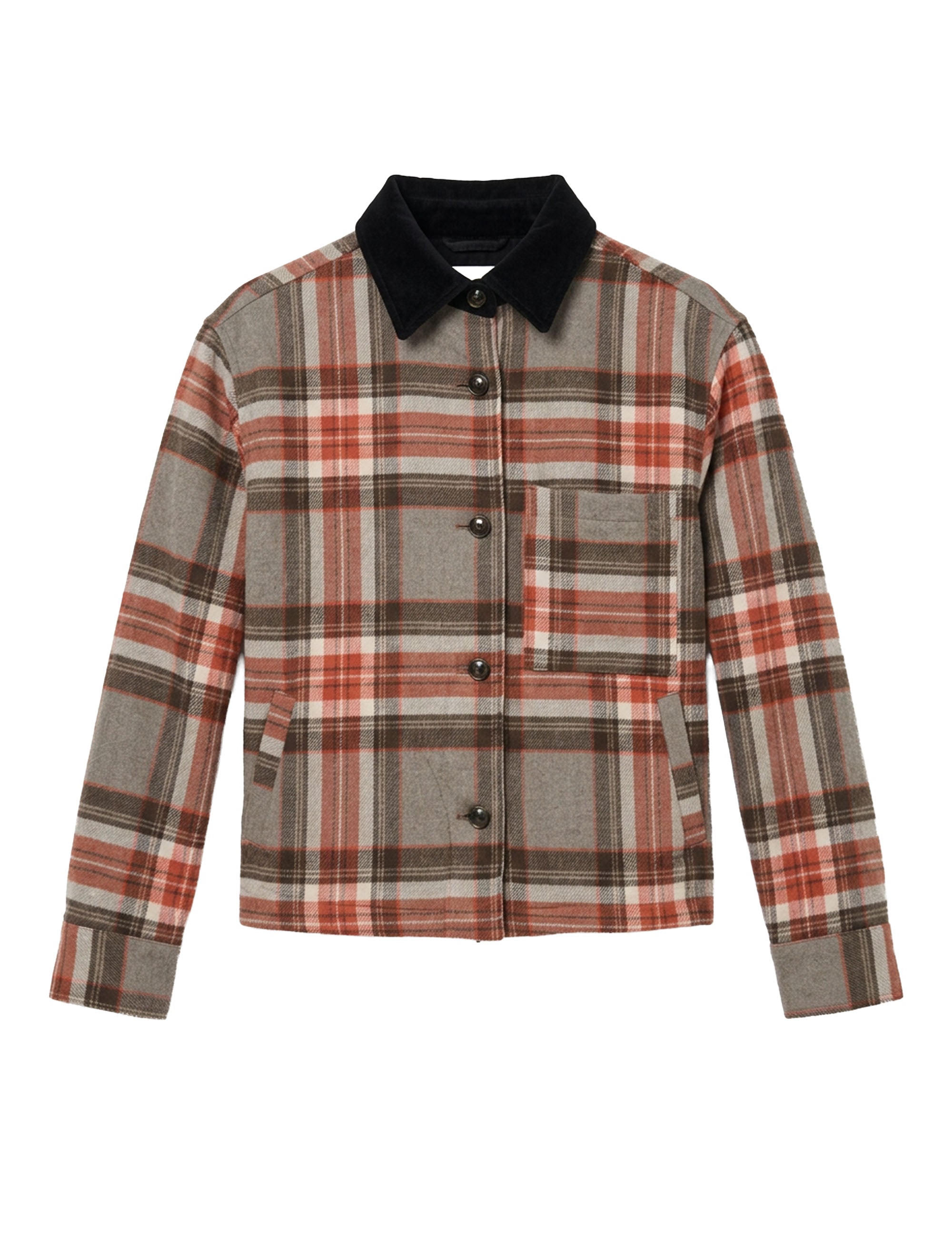 Camisa Texas Xadrez Laranja