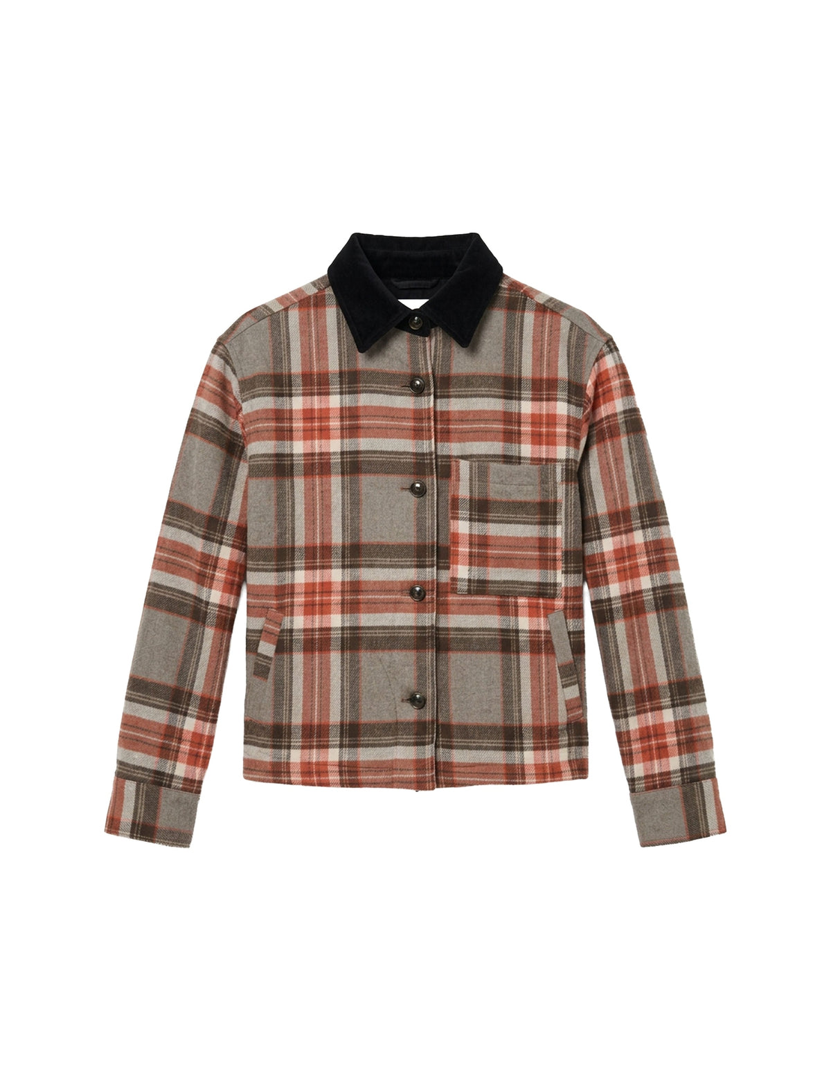 Camisa Texas Xadrez Laranja
