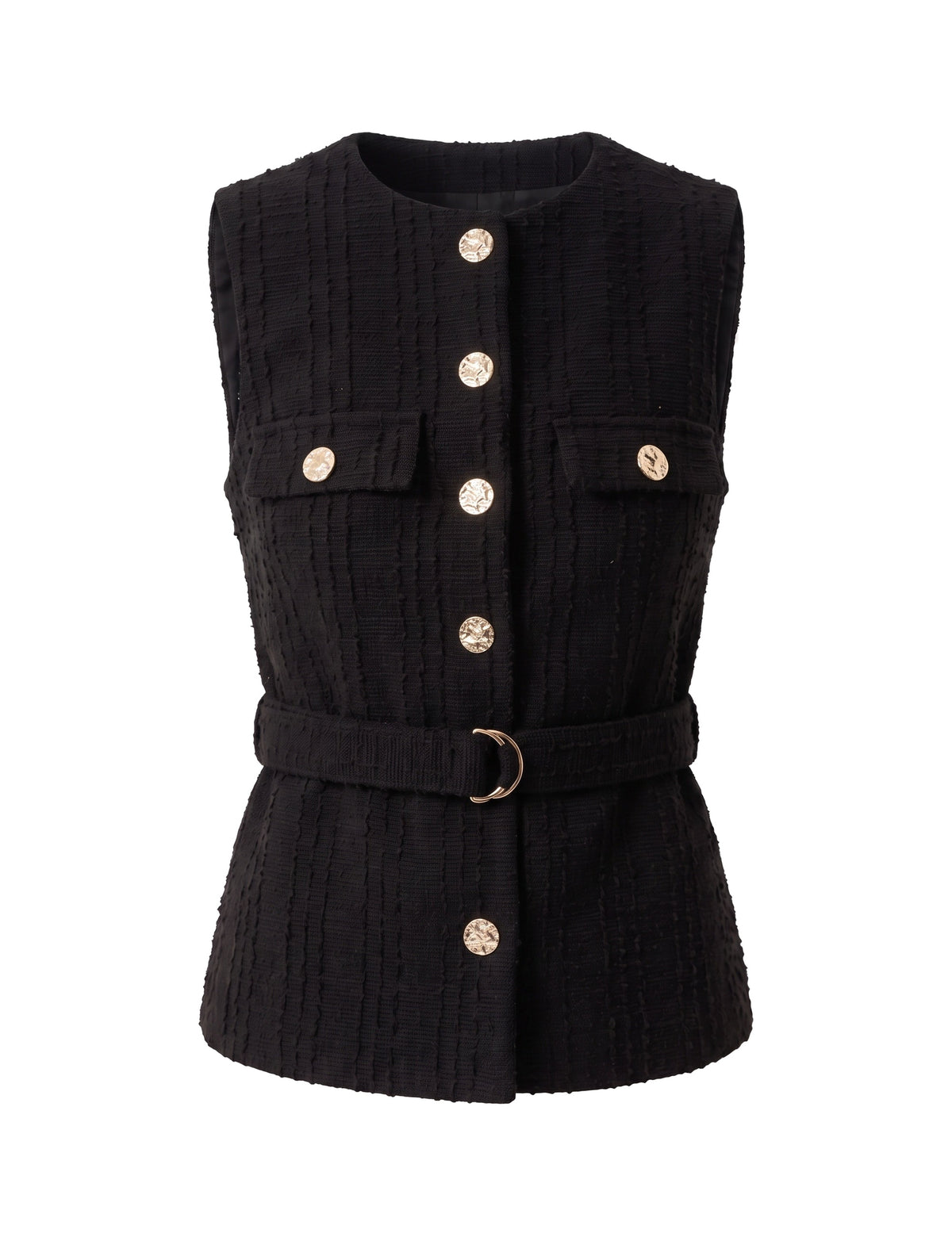Colete Margot Bouclé Preto