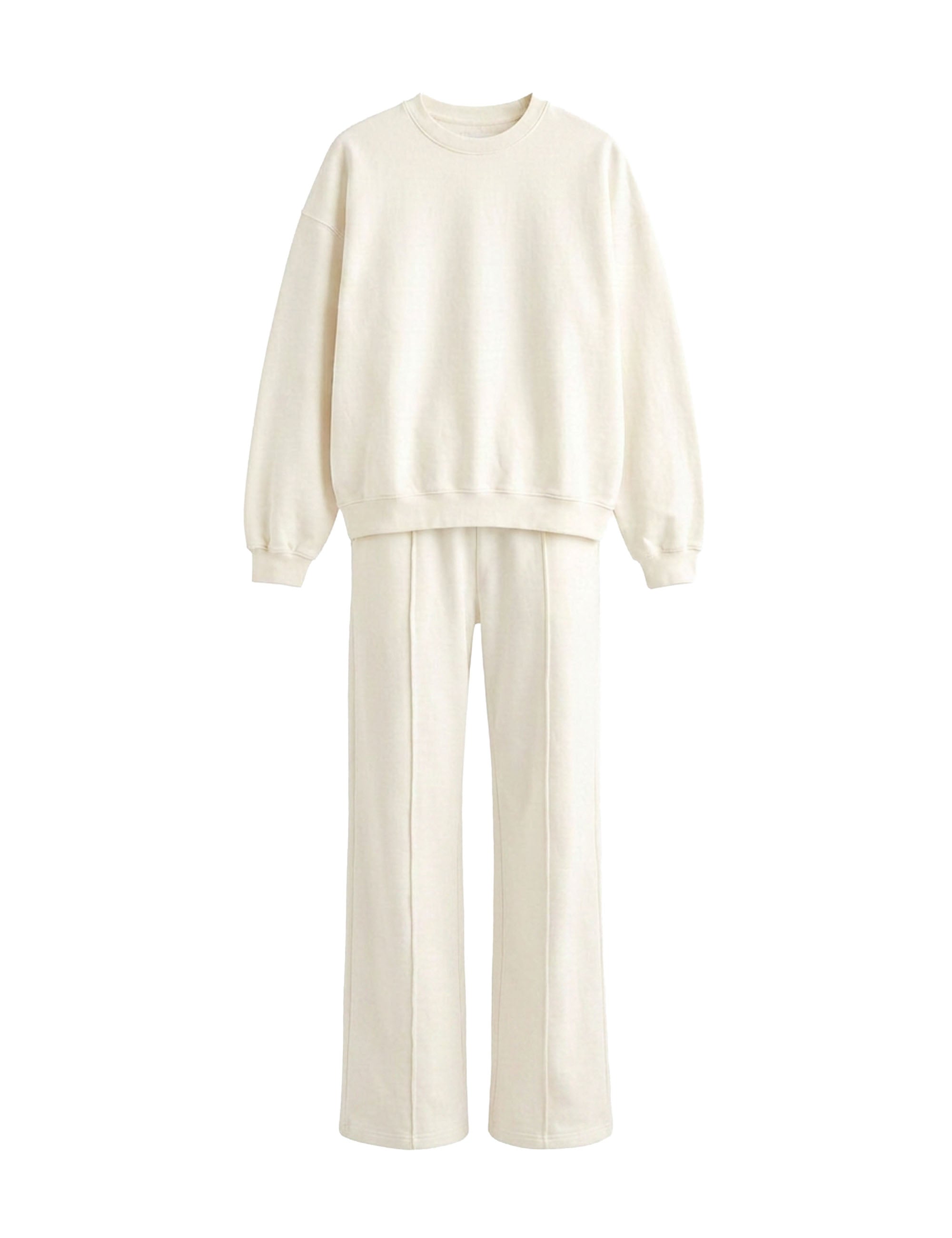 Conjunto Bisous Moletom Off White