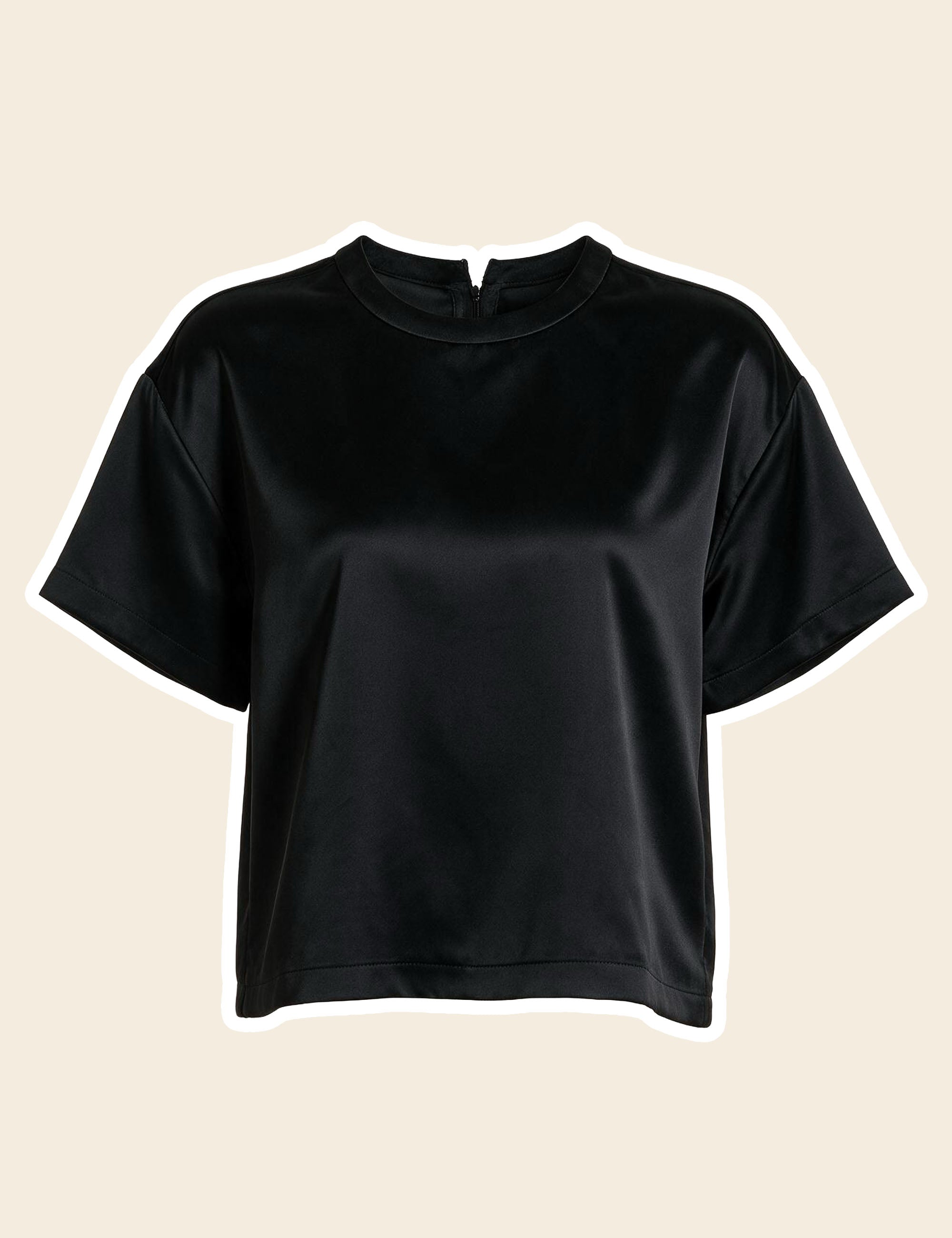 T-shirt Kate Acetinada Preto