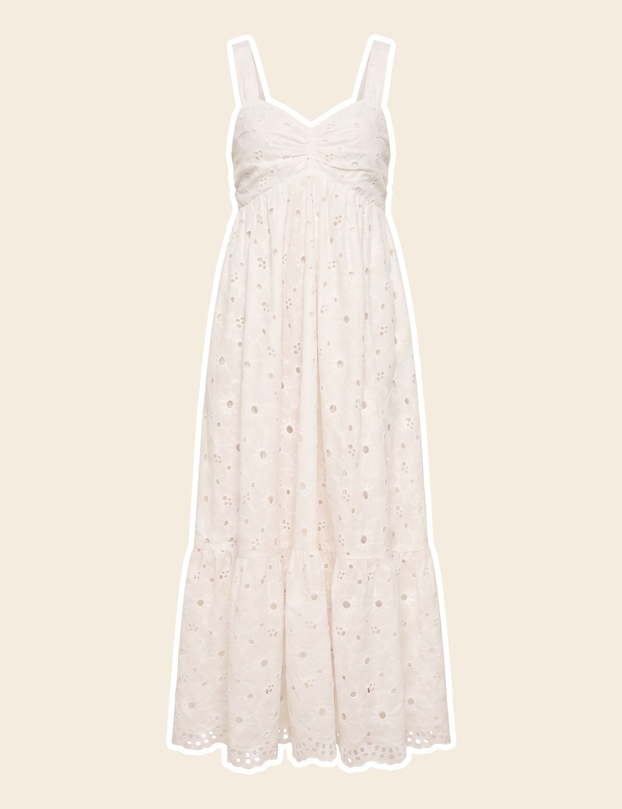 Vestido Leticia Laise Off White