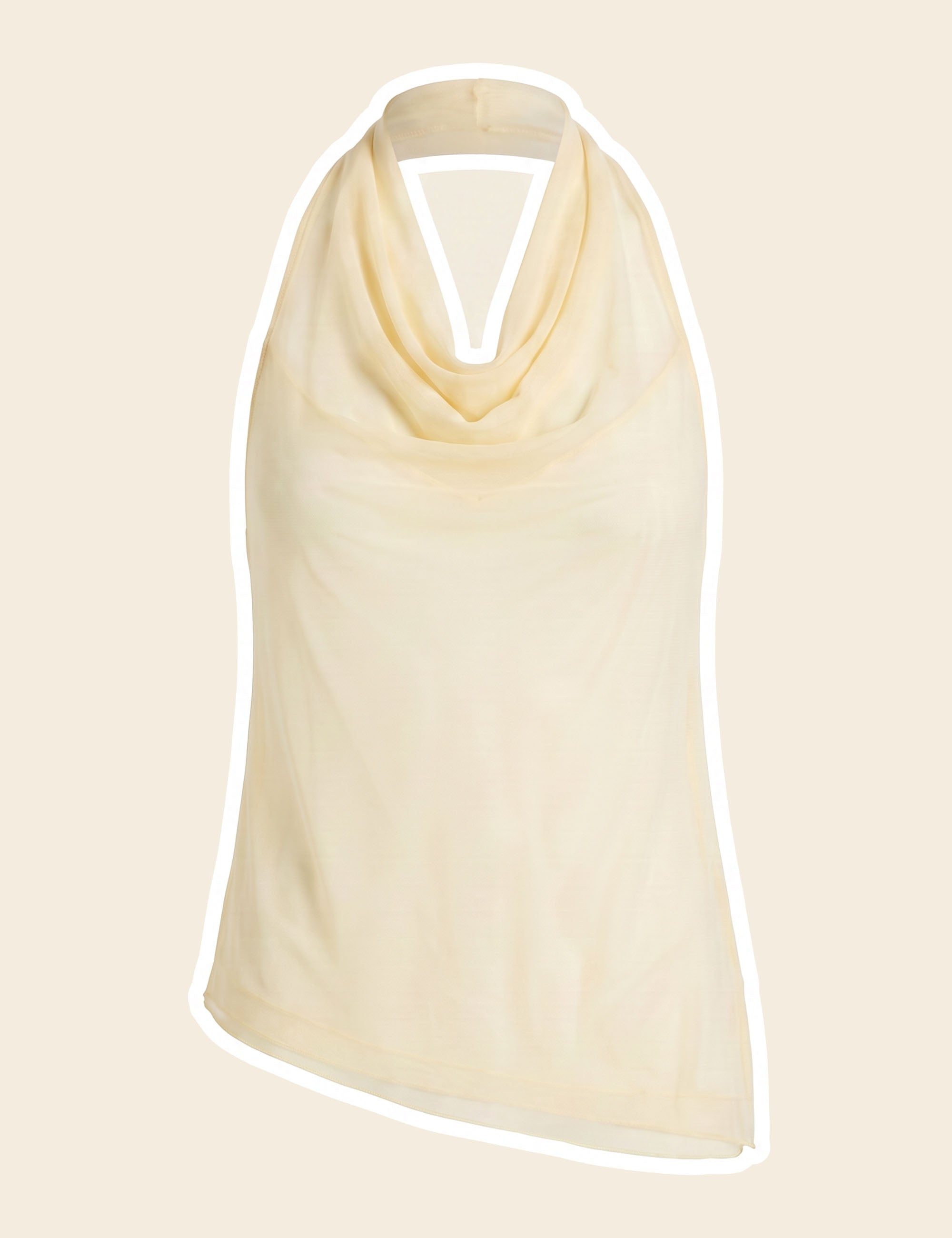 Blusa Sani Tule Amarelo