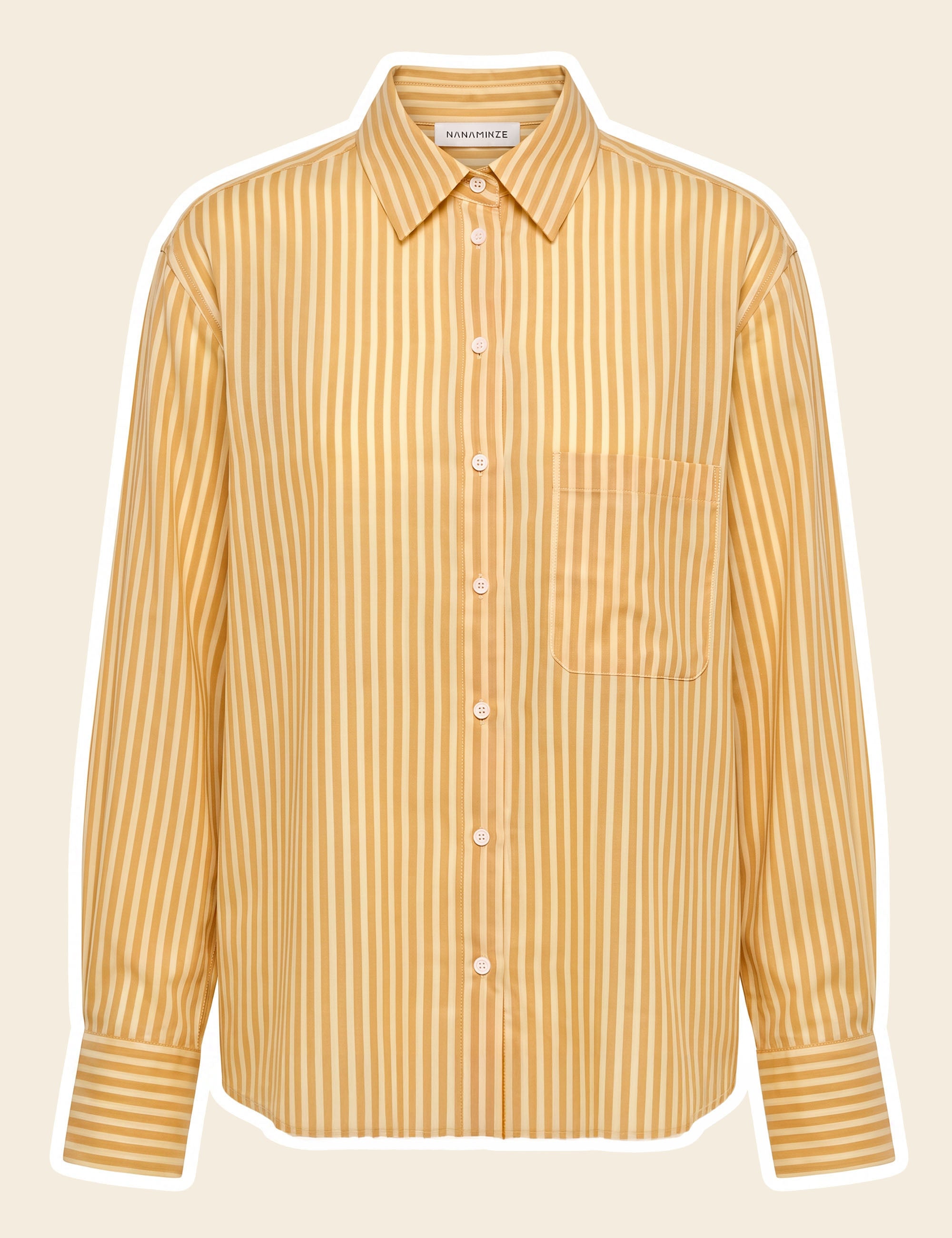 Camisa Bianca Listra Amarelo