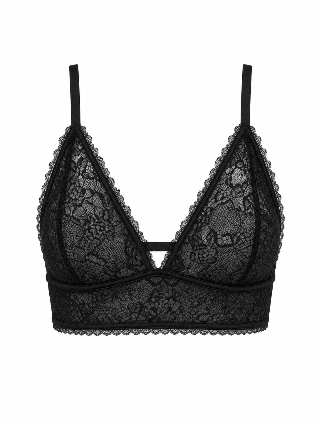 Top Mello Renda Preto