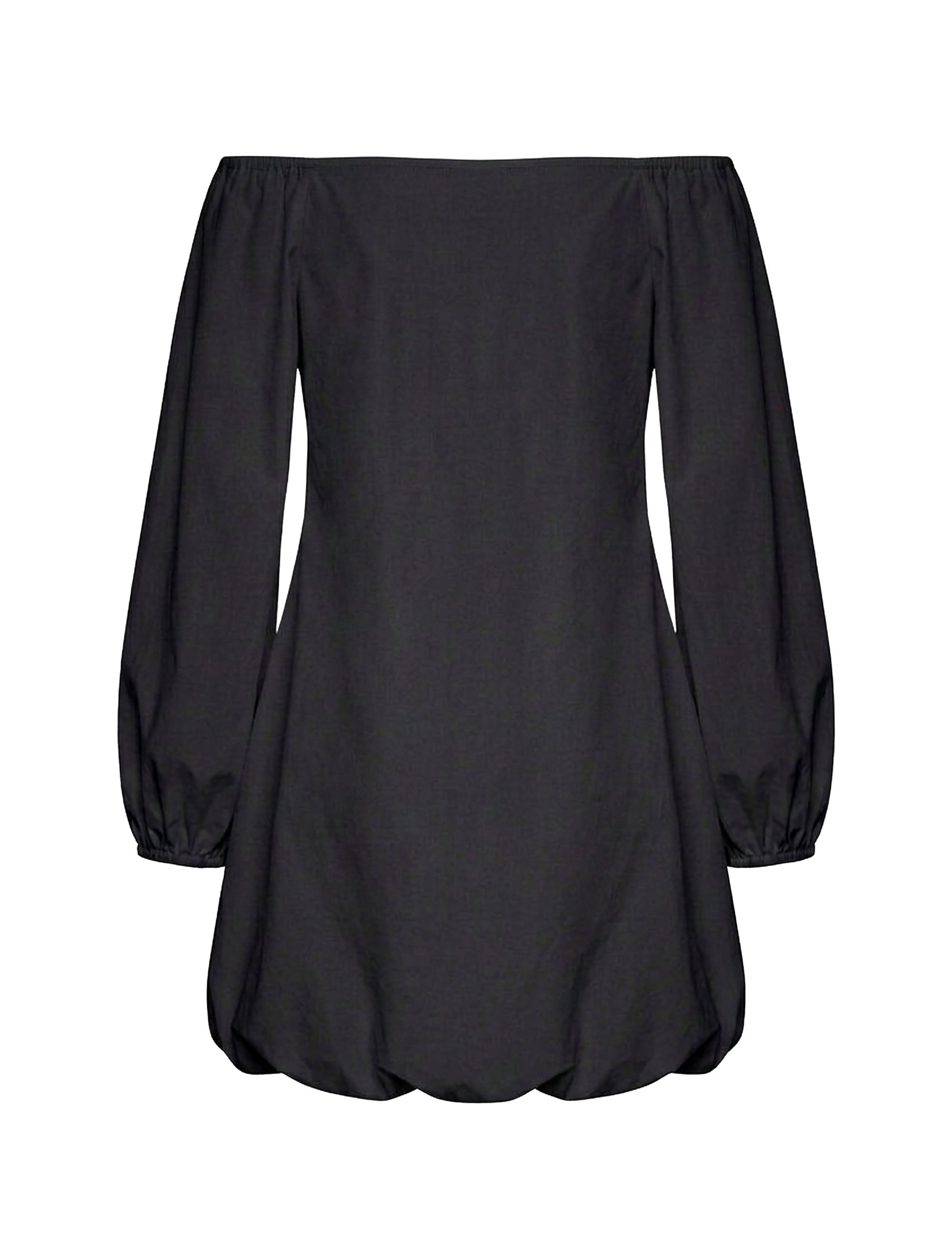 Miniveste Alice Tricoline Preto