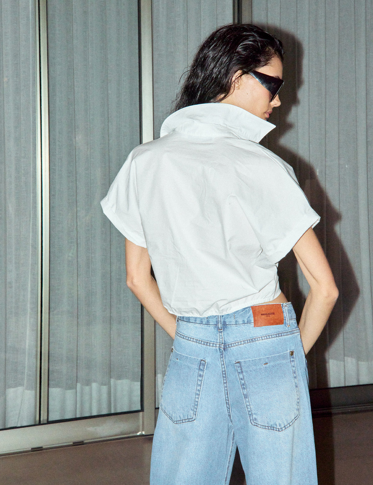 Camisa Antonella Tricoline Off White
