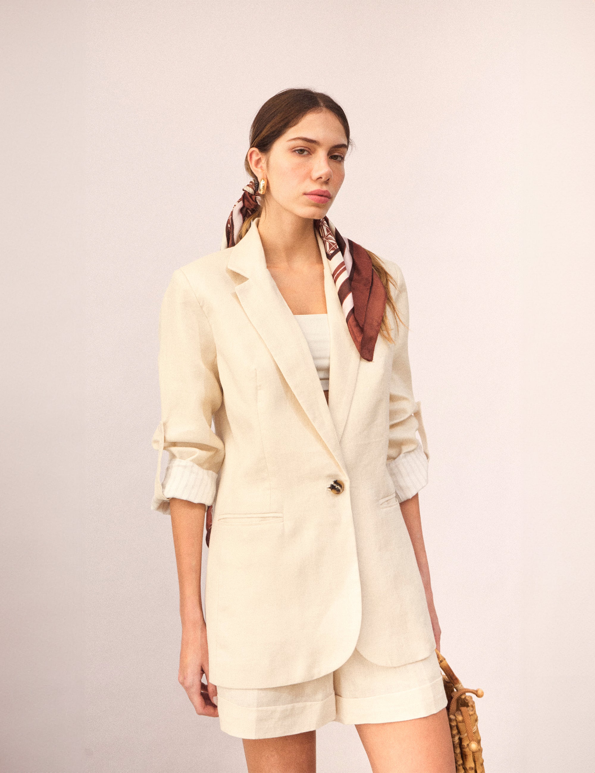 Blazer Ipanema Linho Areia