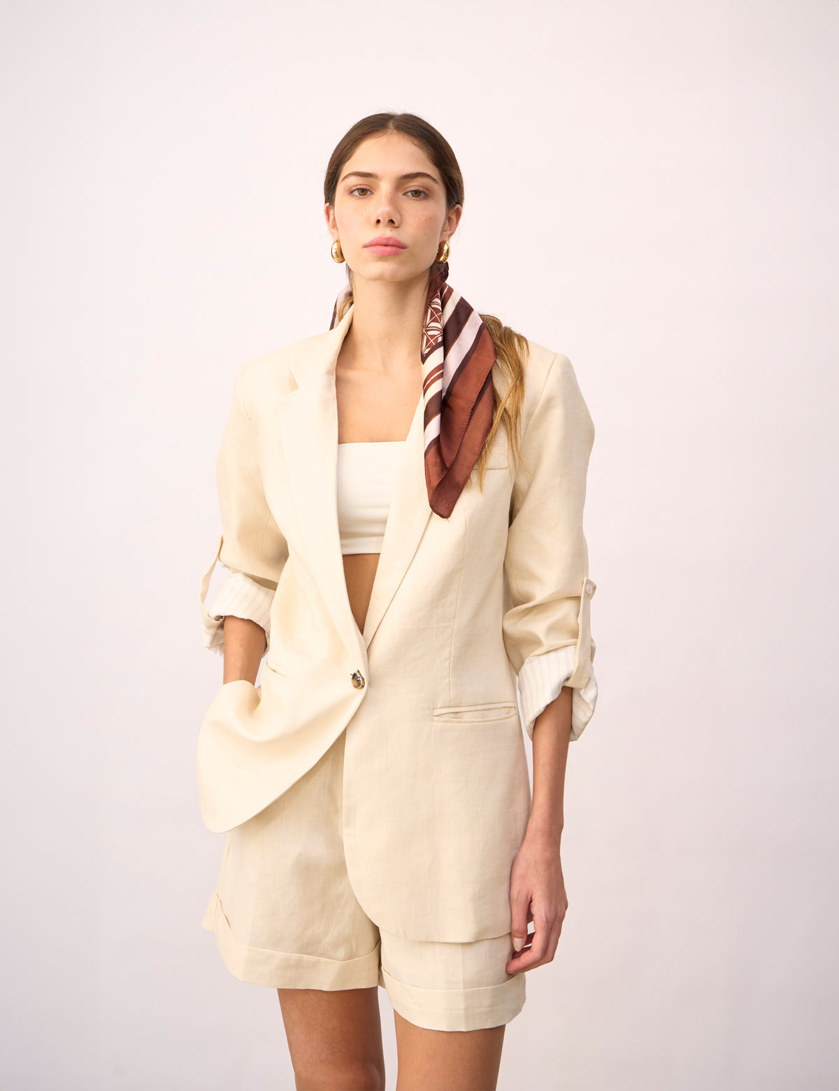 Blazer Ipanema Linho Areia