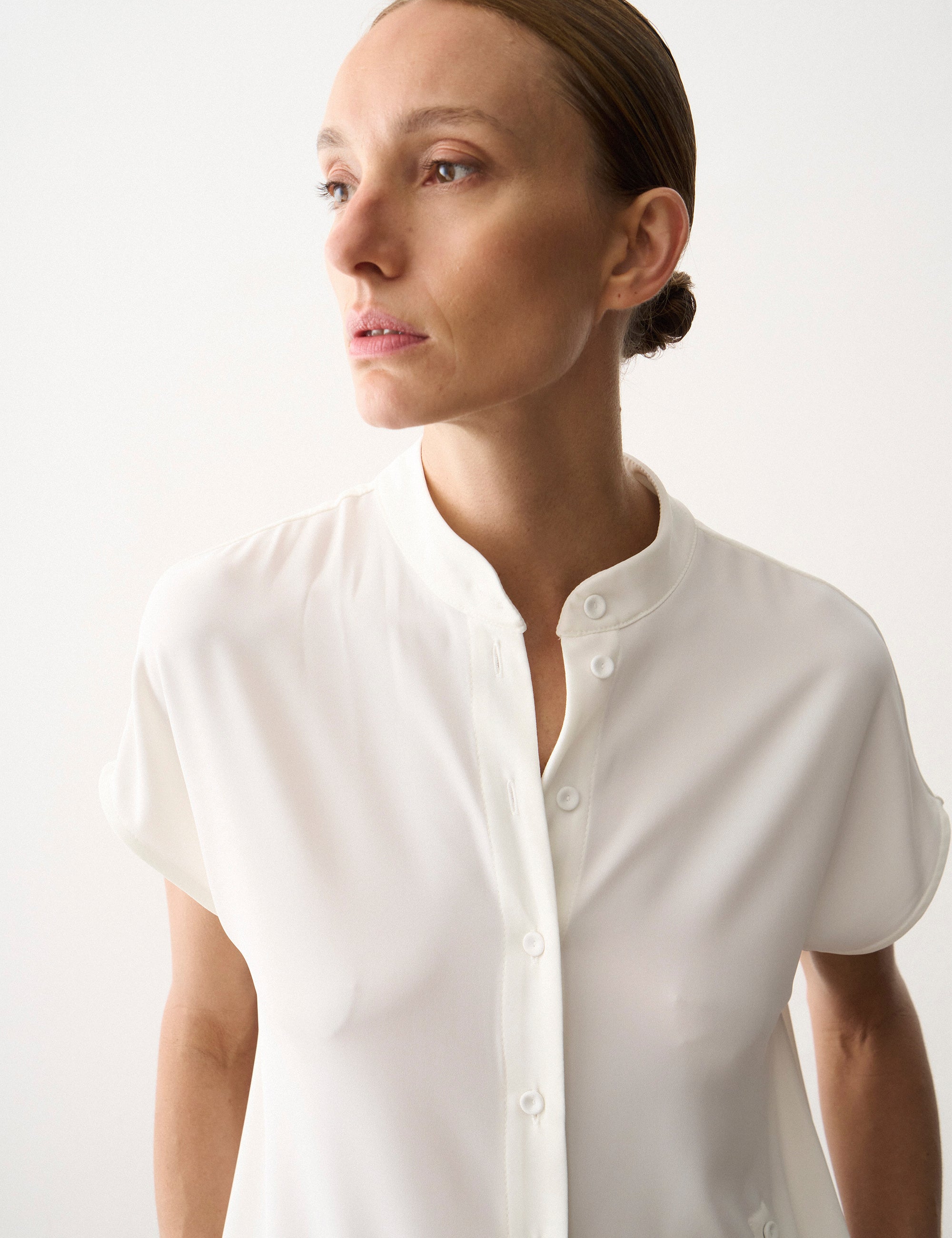 Camisa Anna Fluida Off White