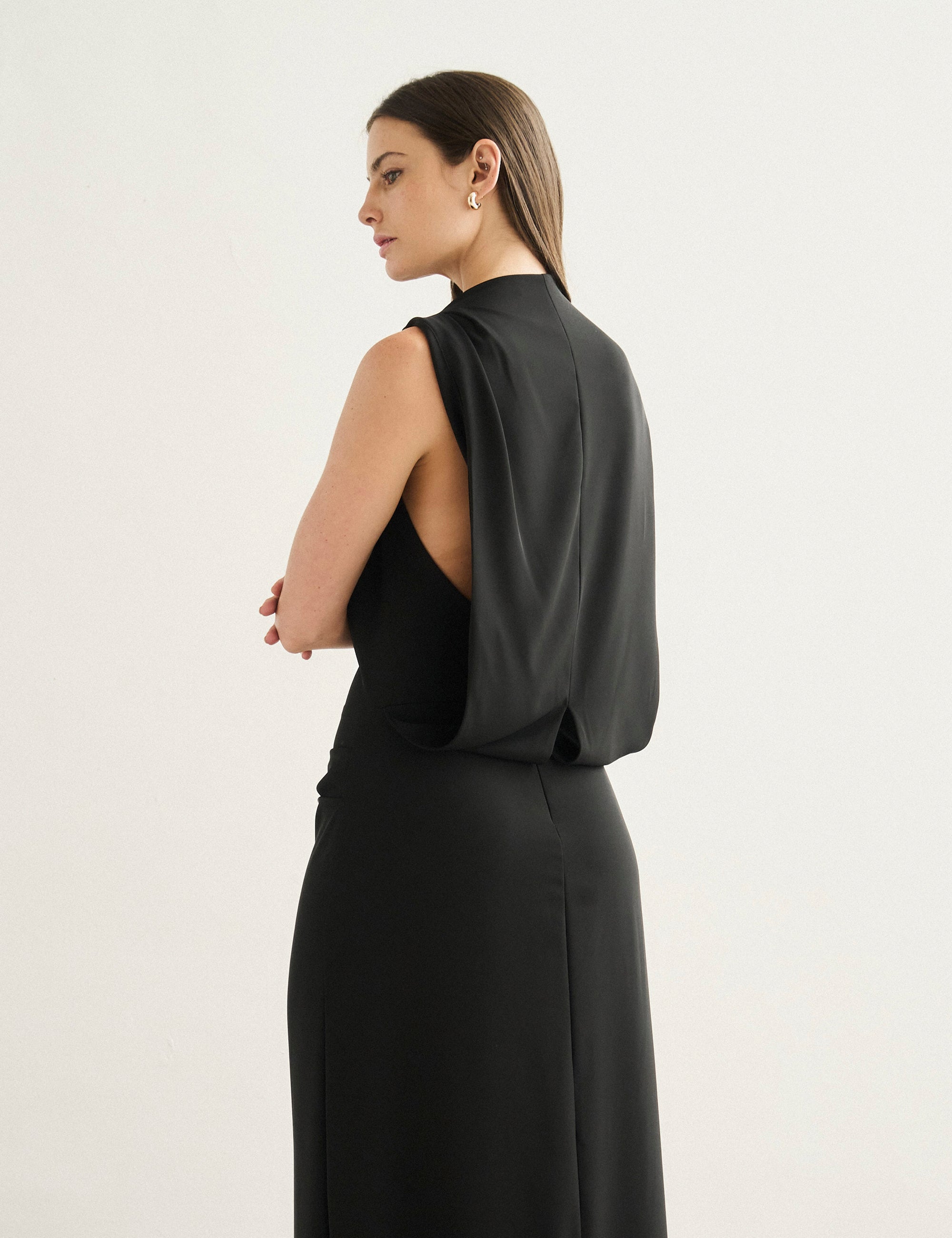 Vestido Lune Alfaiataria Preto