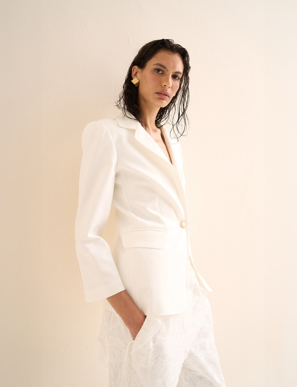 Blazer Helena Alfaiataria Off White