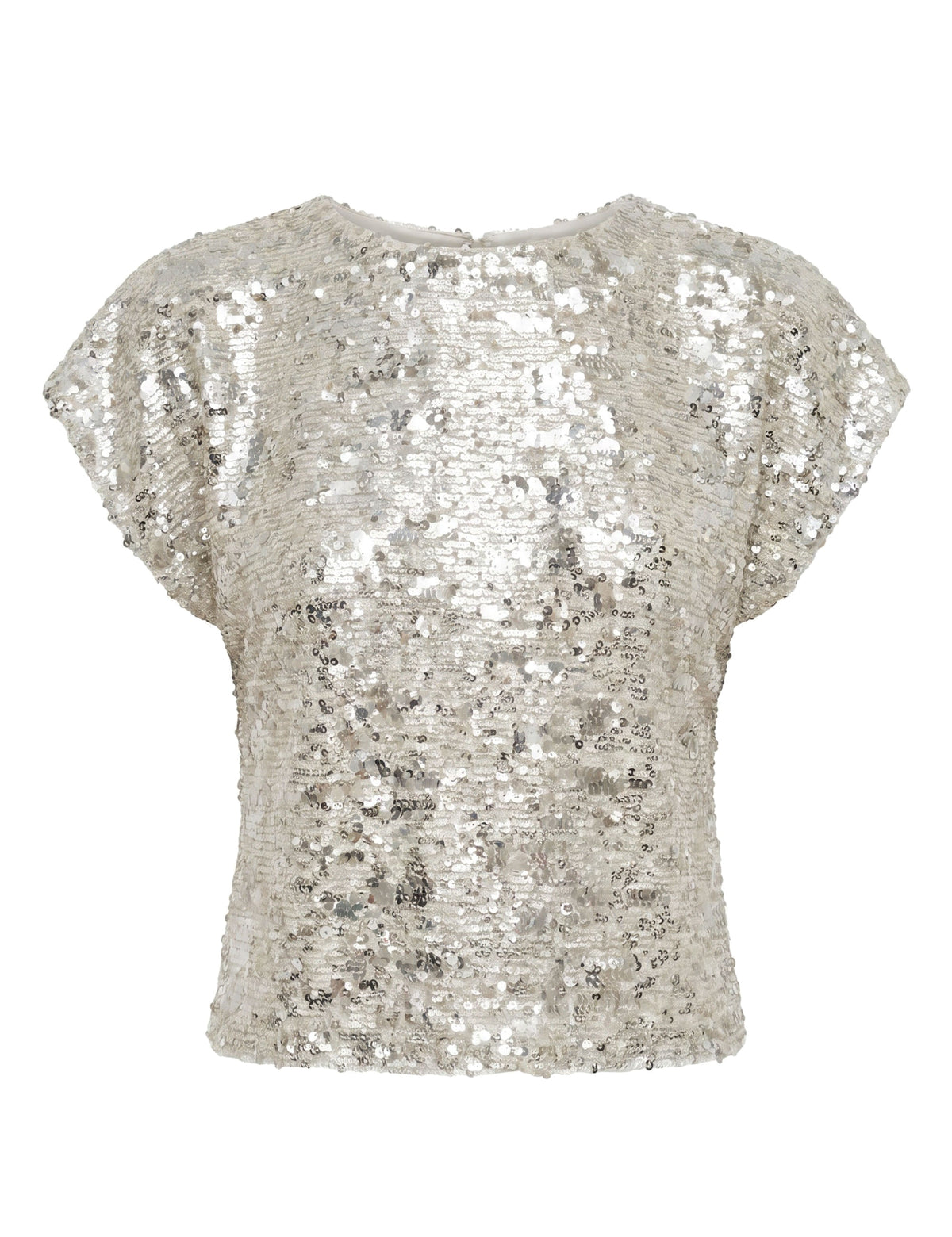 Blusa Lara Paetê Prata