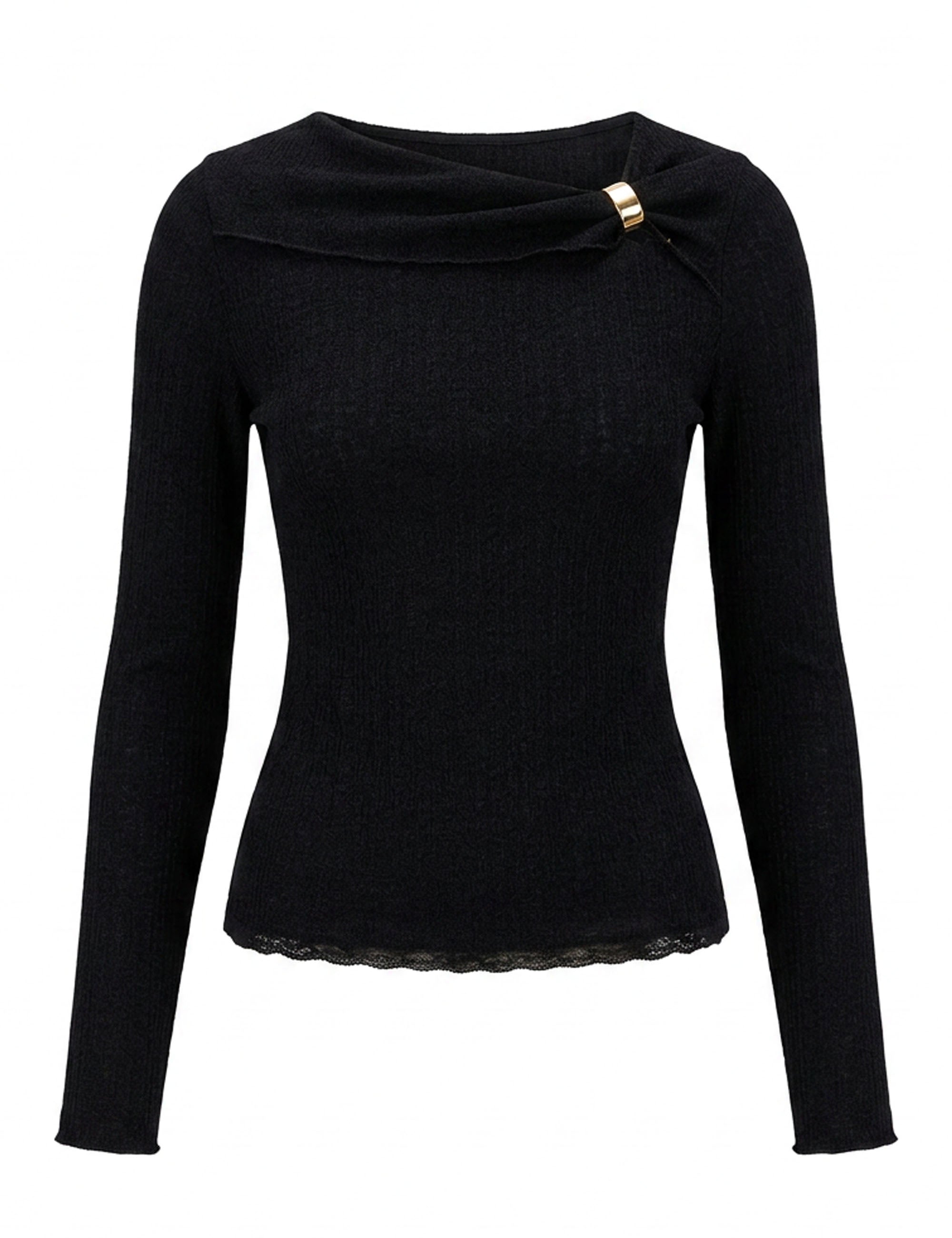 Blusa Mariele Tricot Preto