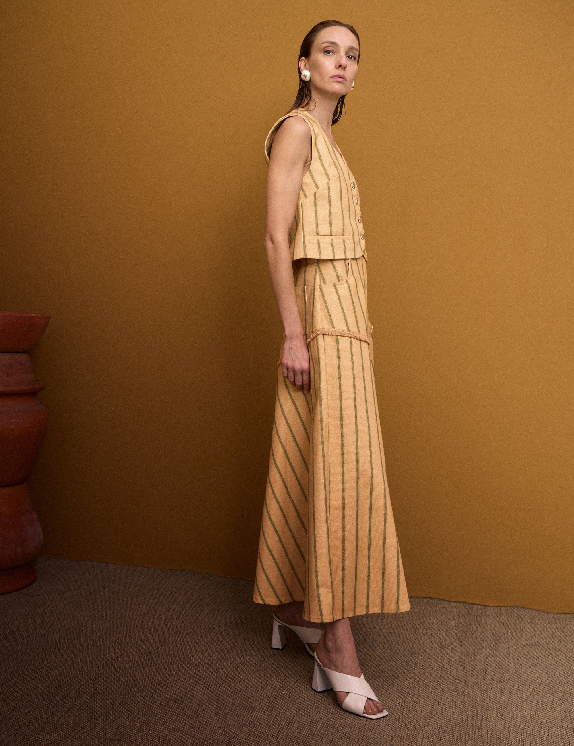 Saia Isabella Listra Mostarda