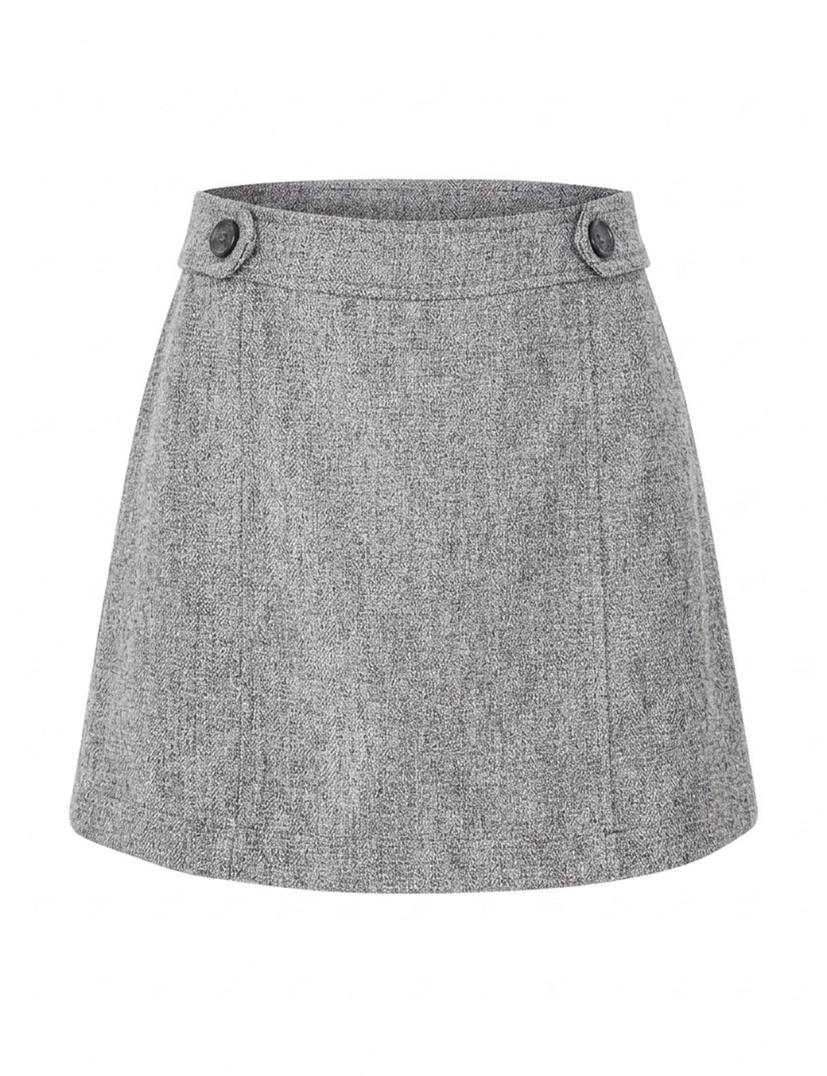 Shorts Saia Saskia Alfaiataria Flamê Cinza