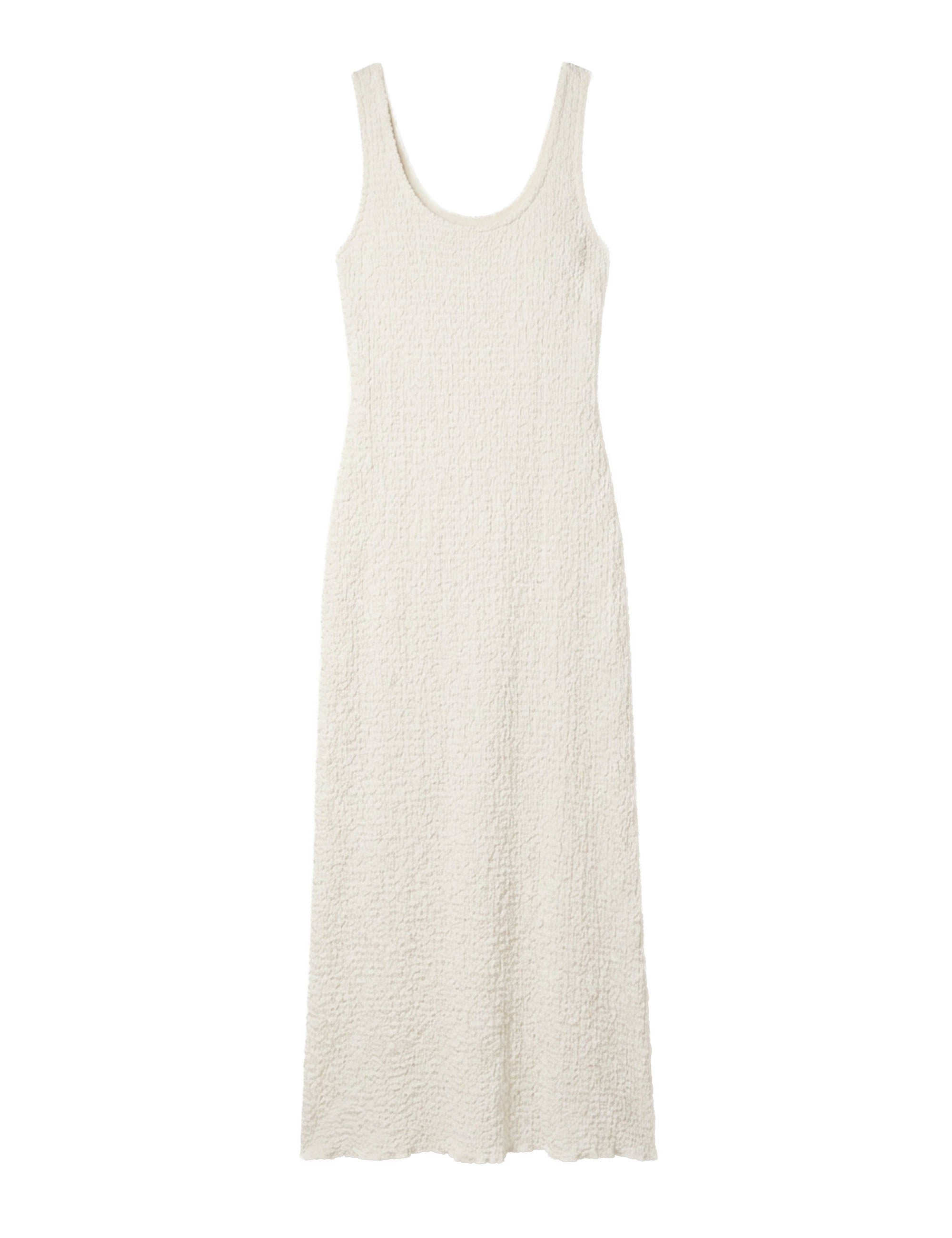 Vestido Mia Plissado Off White