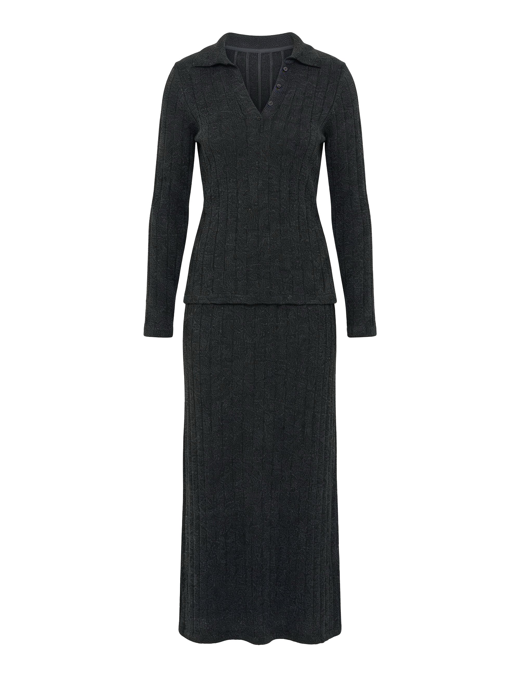 Conjunto Della Tricot Preto
