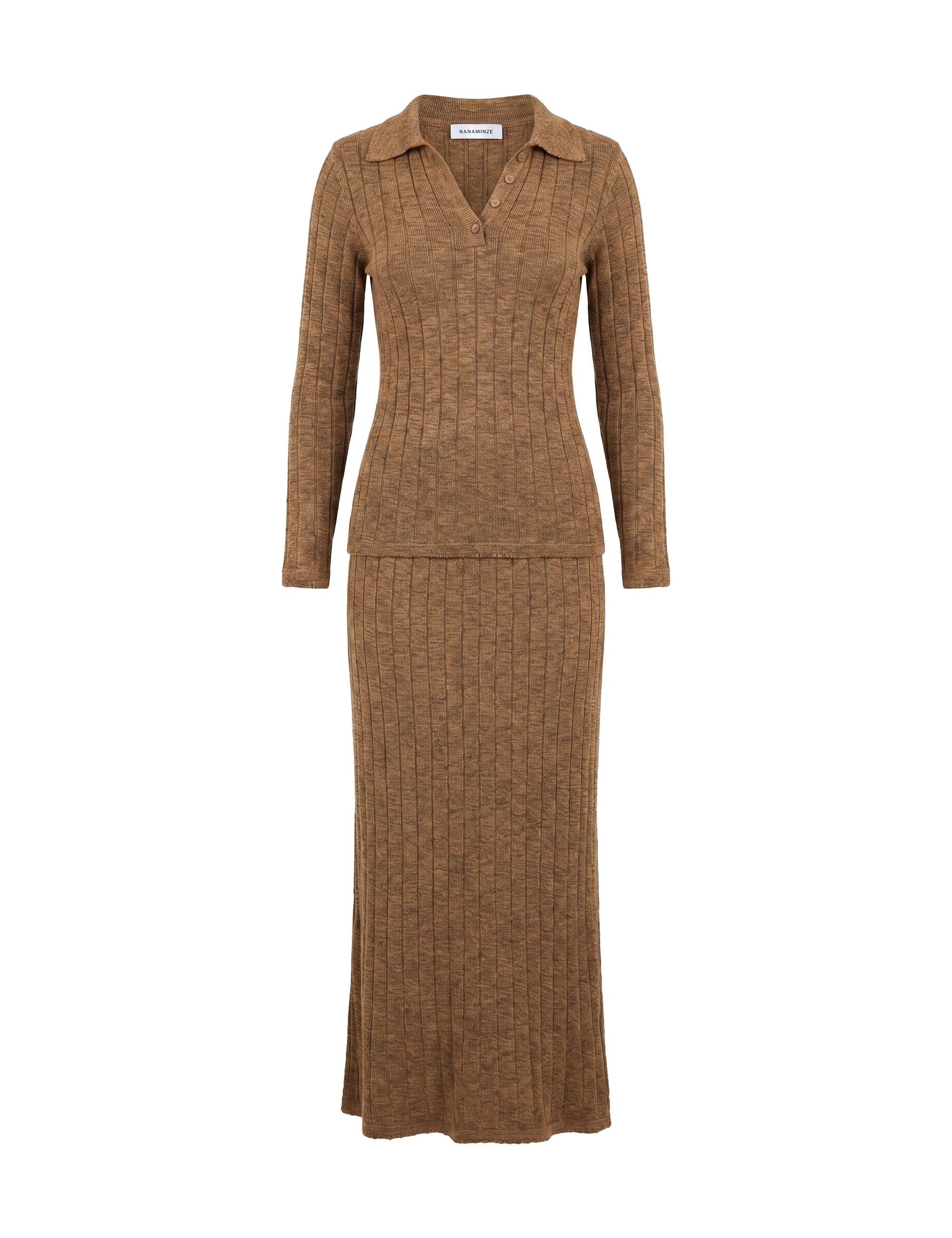 Conjunto Della Tricot Camel