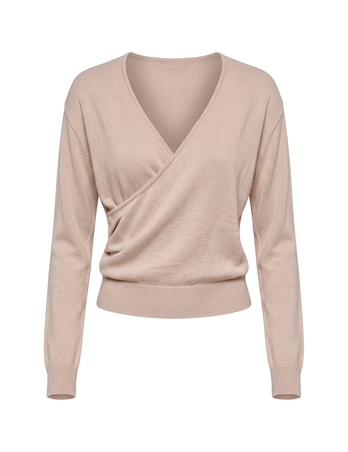 Tricot Beatriz Transpassado Bege
