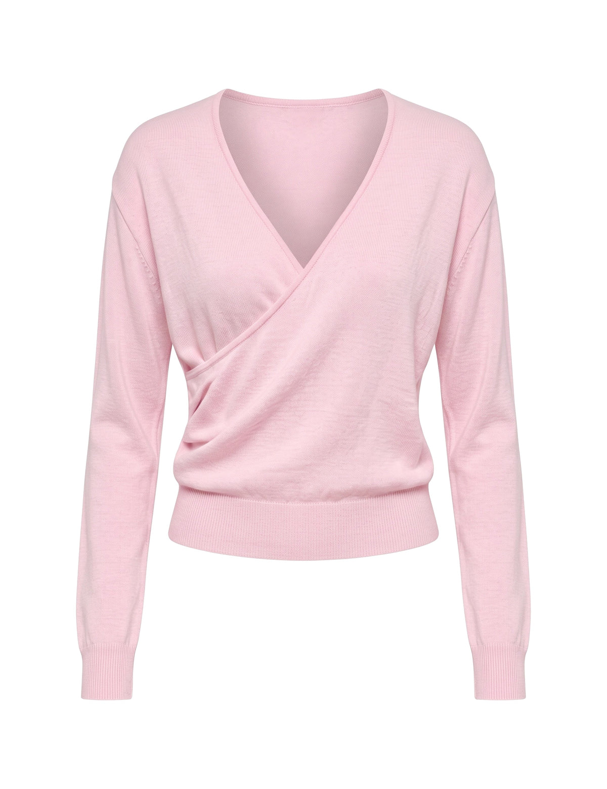 Tricot Beatriz Transpassado Rosa