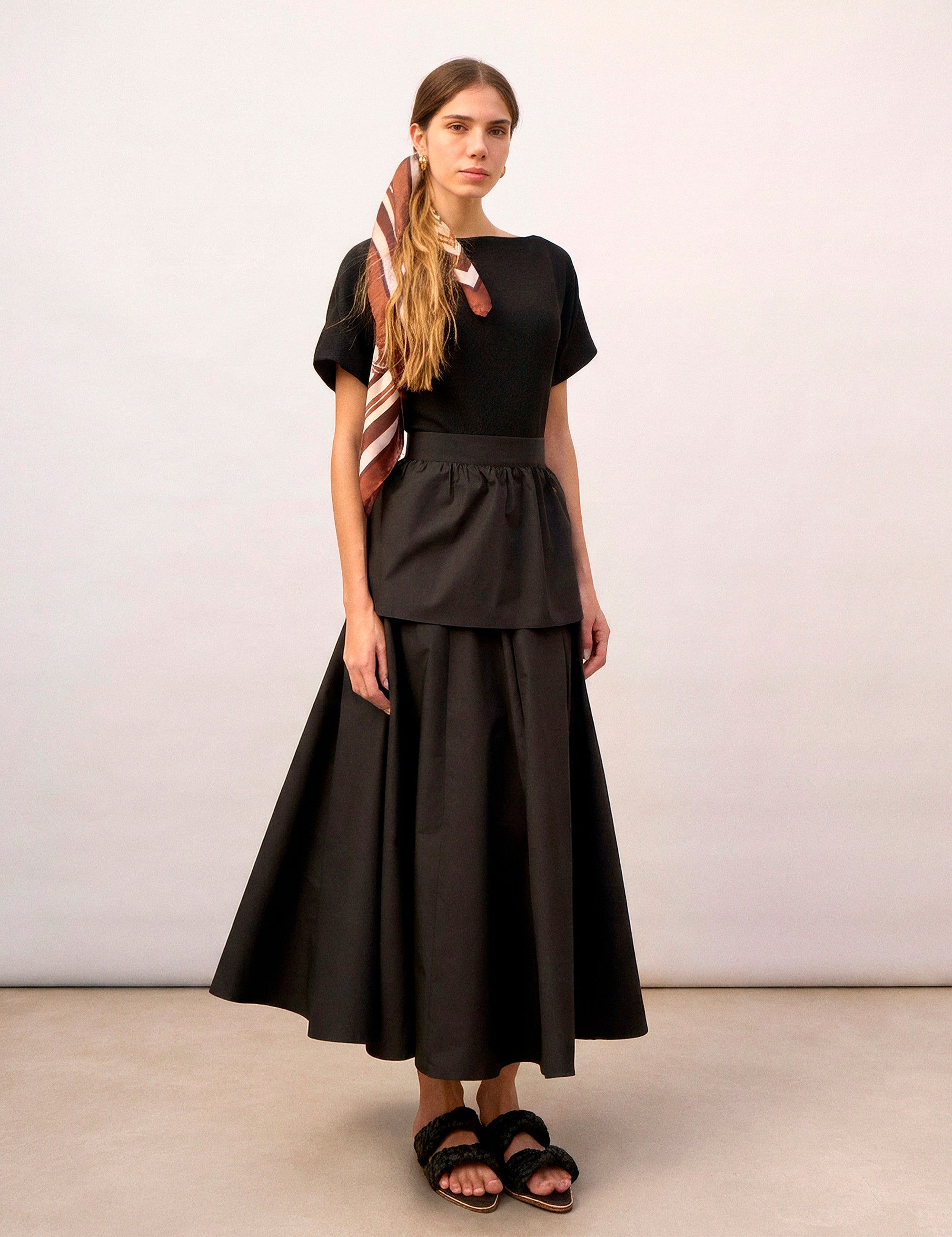Vestido Manon Tweed Preto